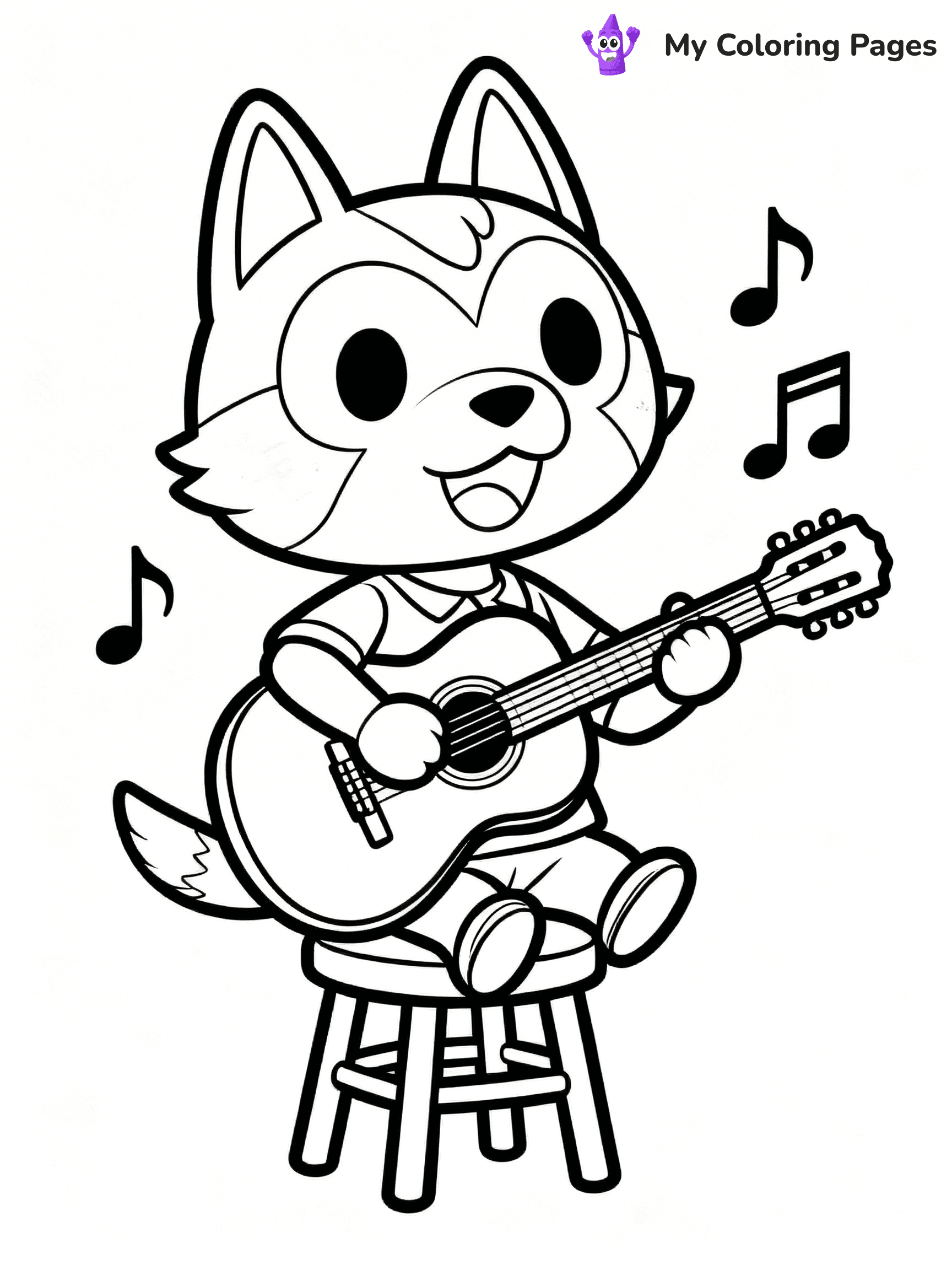 Animal Crossing Coloring Pages - 27