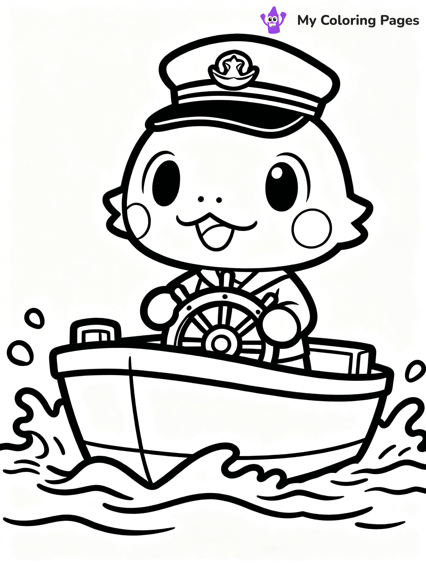 Animal Crossing Coloring Pages - 24
