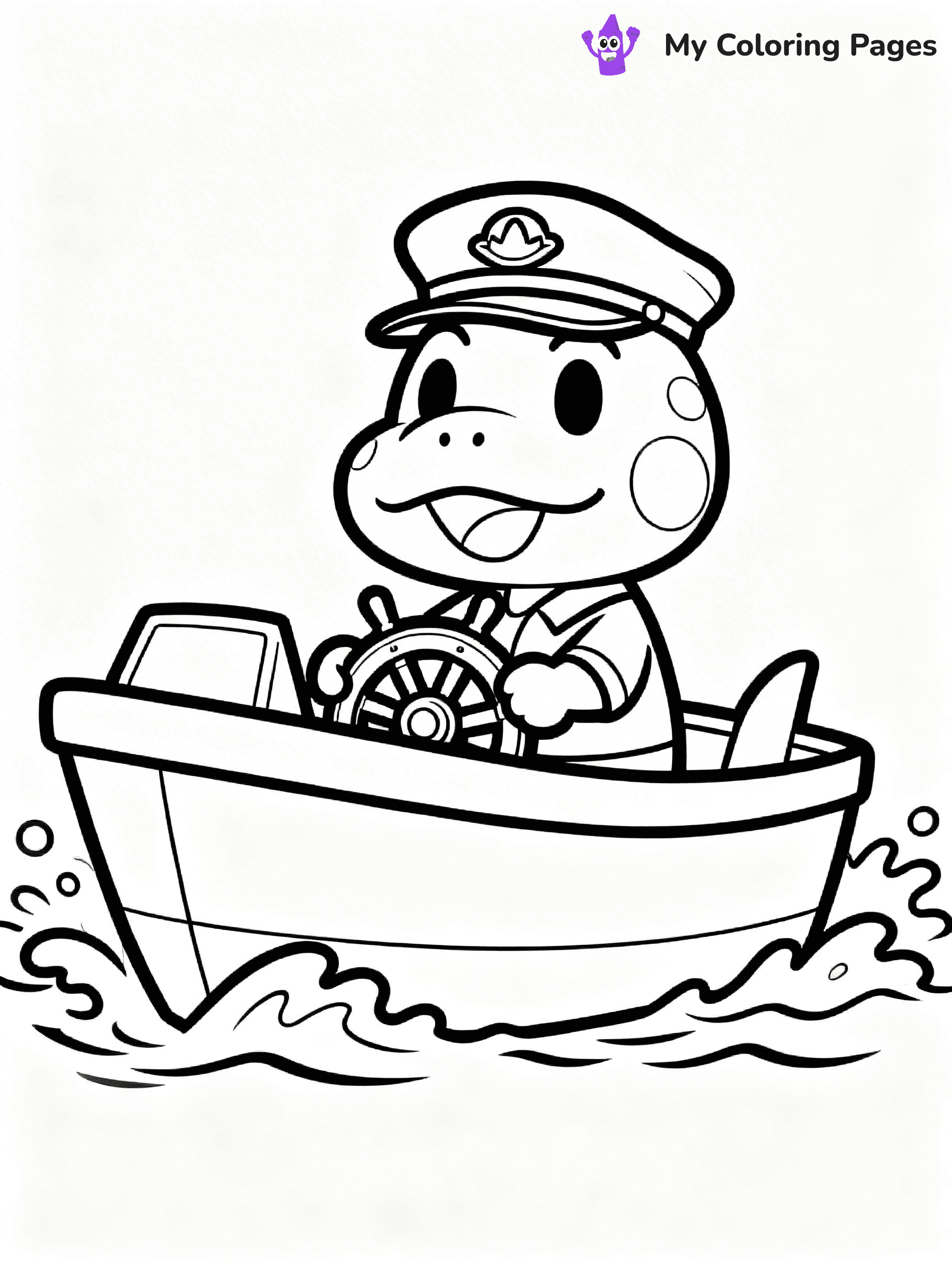 Animal Crossing Coloring Pages - 22