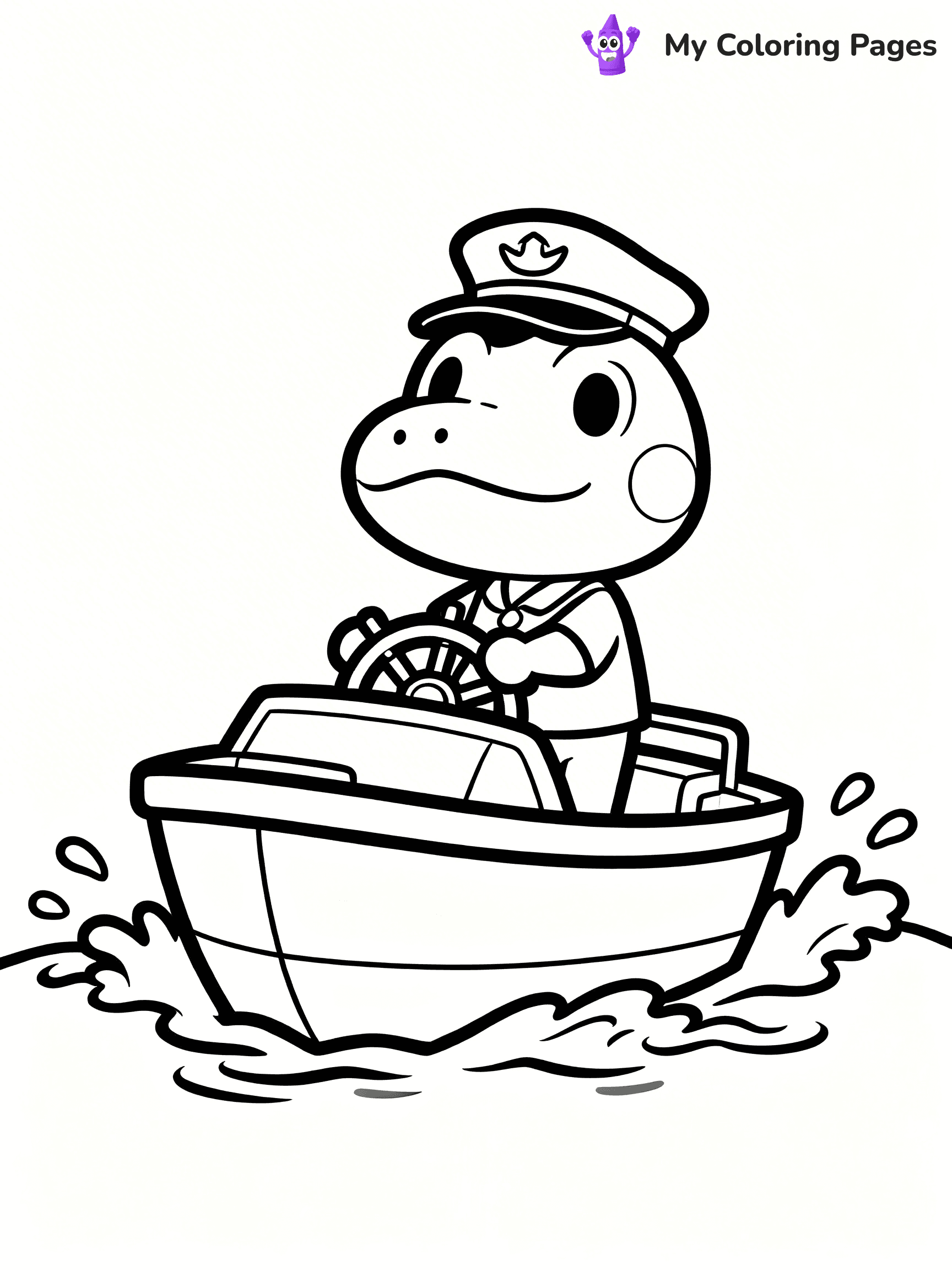 Animal Crossing Coloring Pages - 21