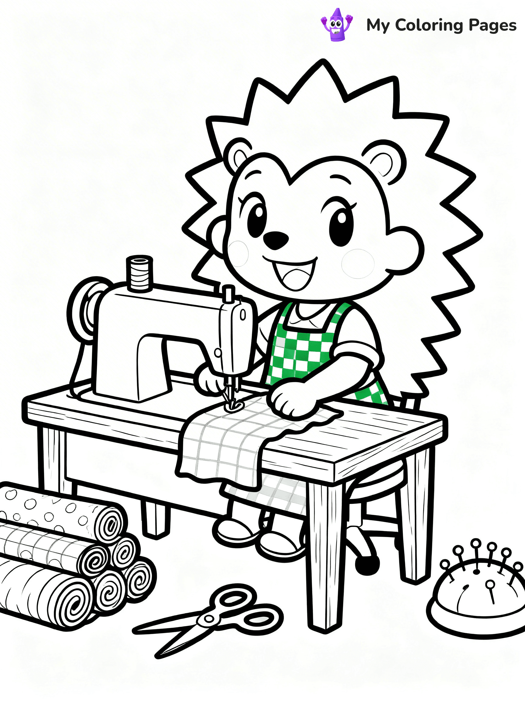 Animal Crossing Coloring Pages - 13