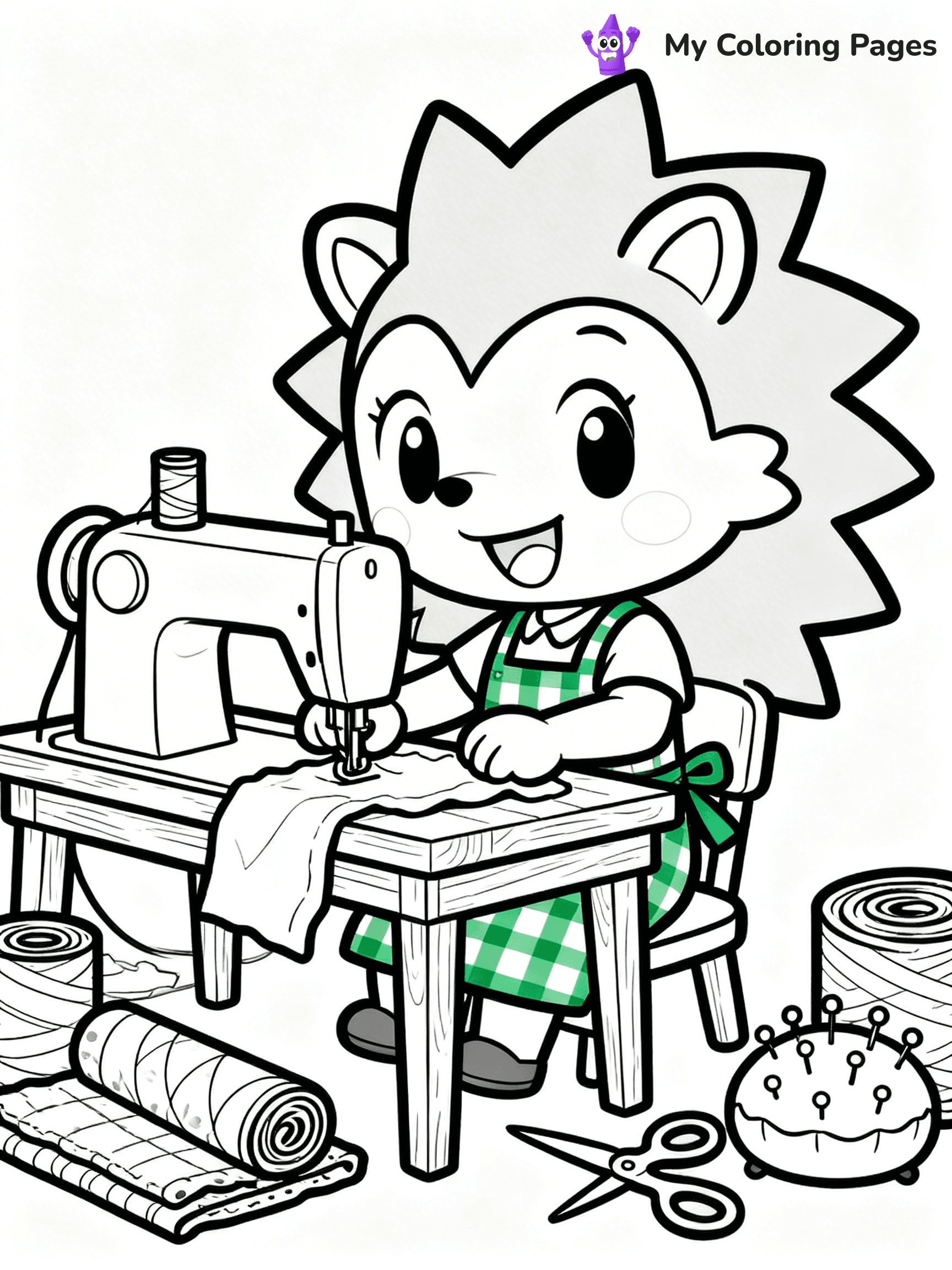 Animal Crossing Coloring Pages - 11