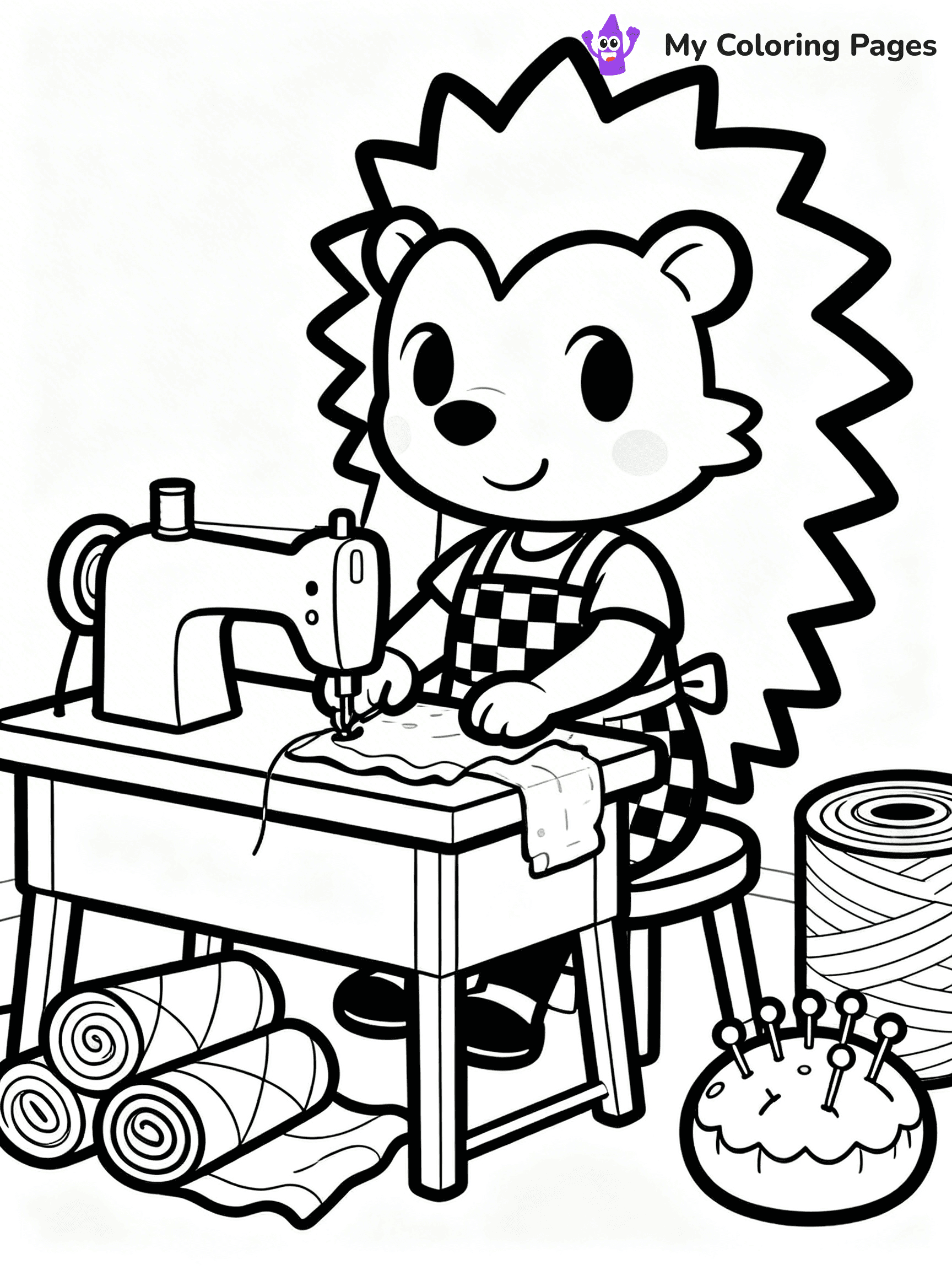 Animal Crossing Coloring Pages - 10
