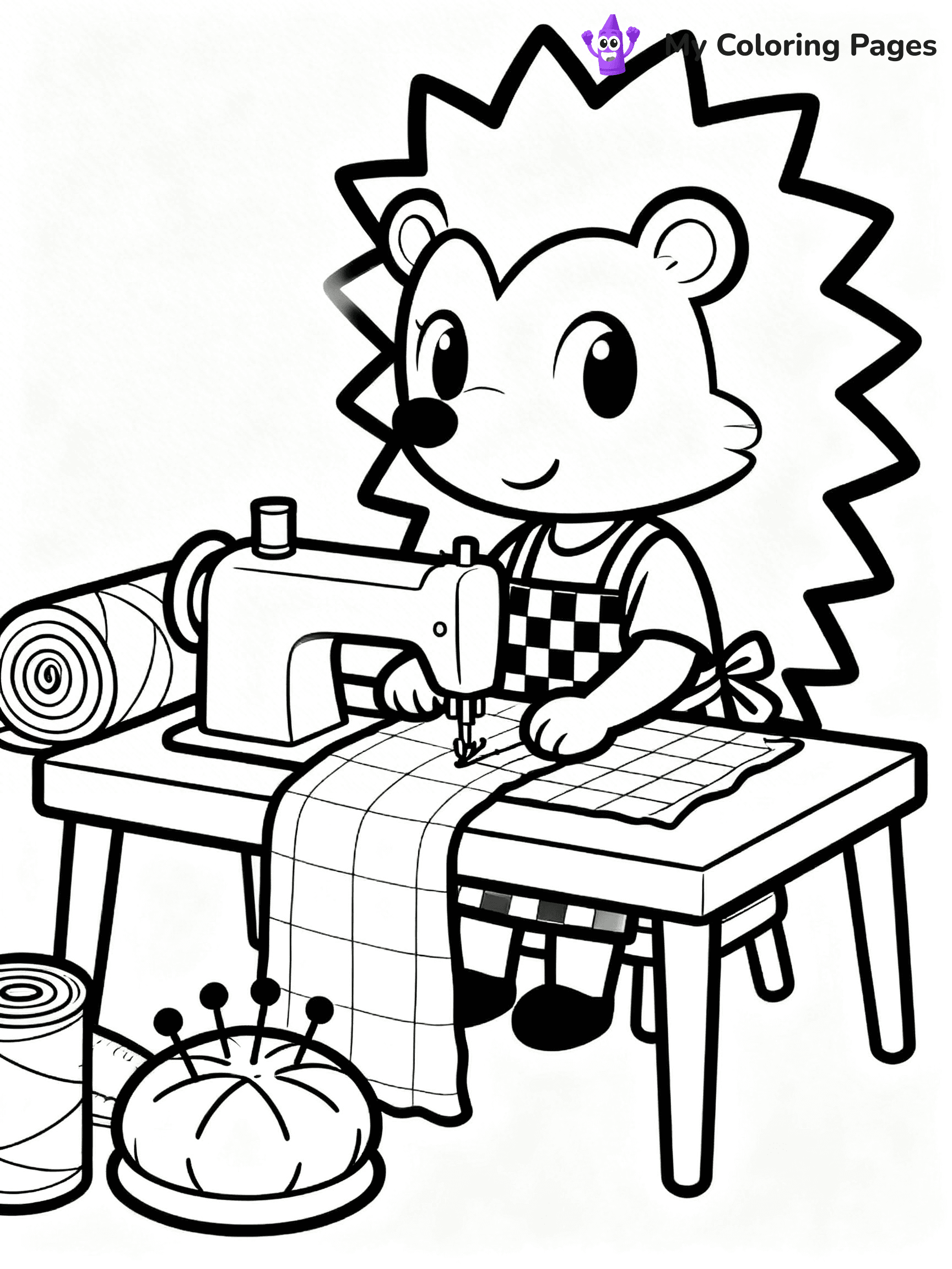 Animal Crossing Coloring Pages - 7