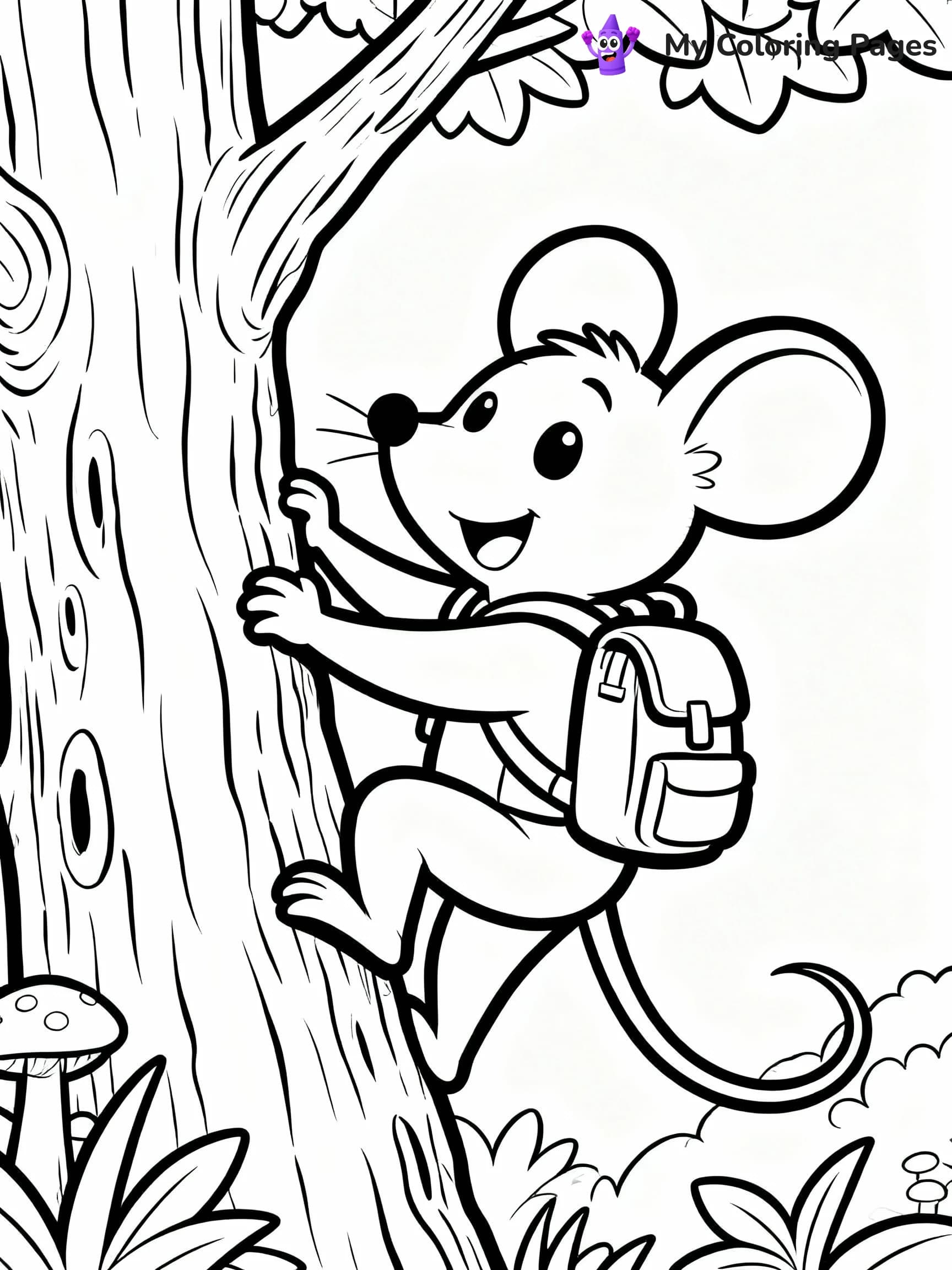 Mouse Coloring Pages - 18