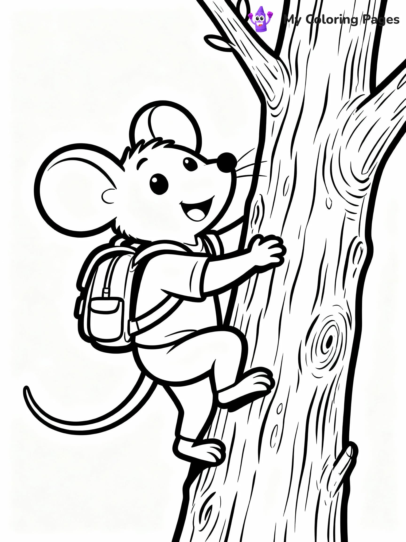 Mouse Coloring Pages - 17