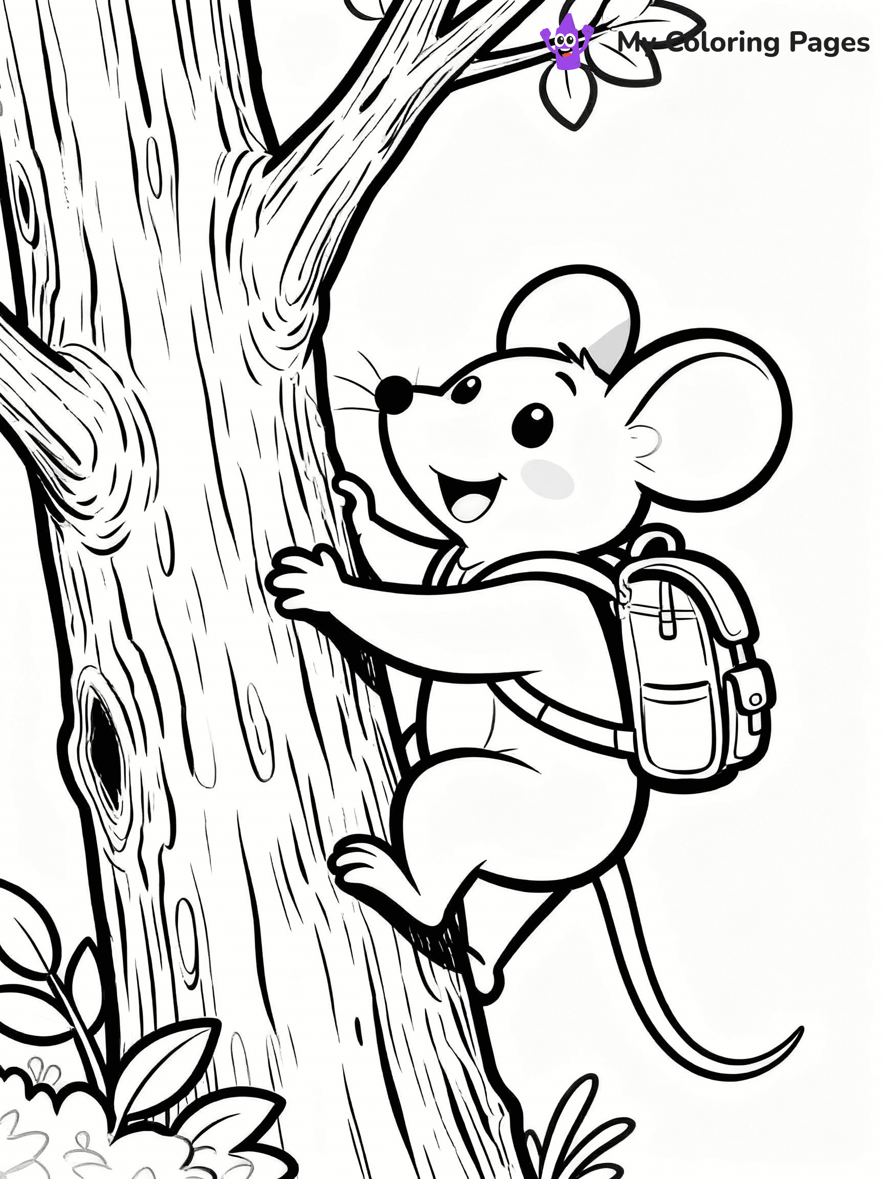 Mouse Coloring Pages - 16