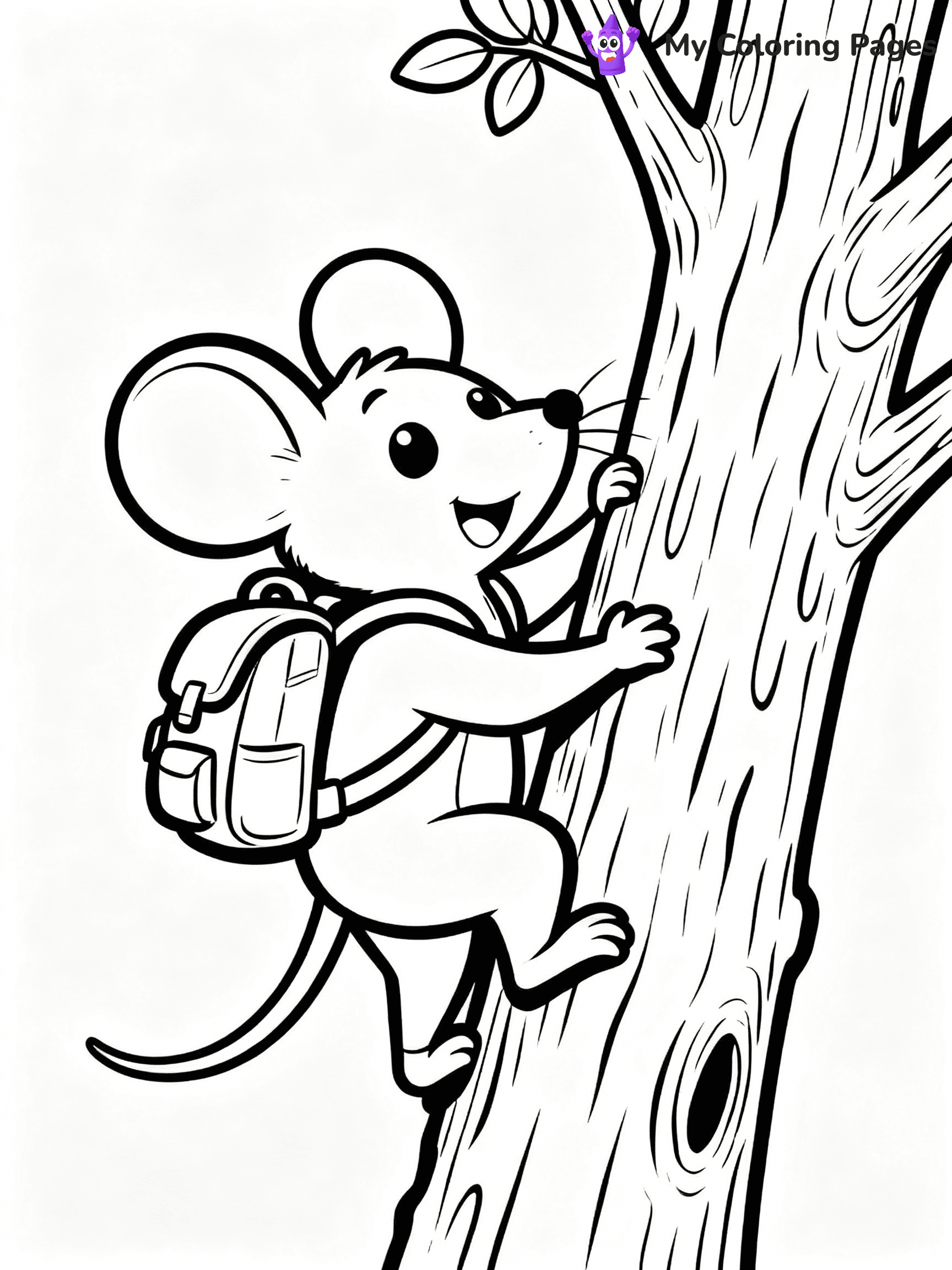 Mouse Coloring Pages - 15