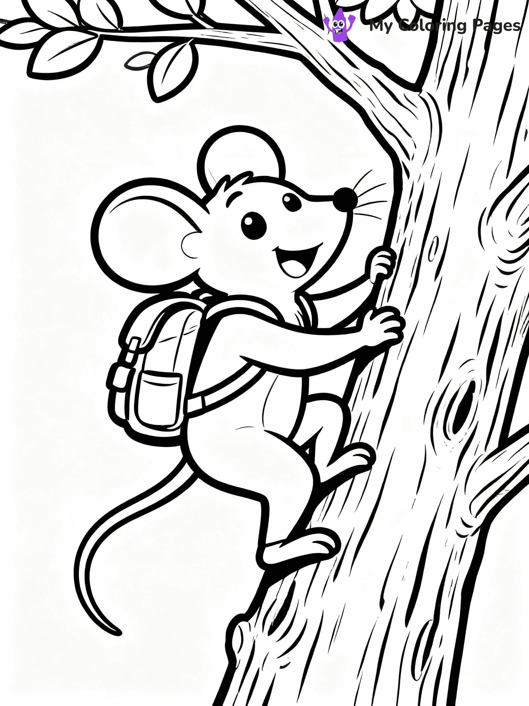 Mouse Coloring Pages - 14