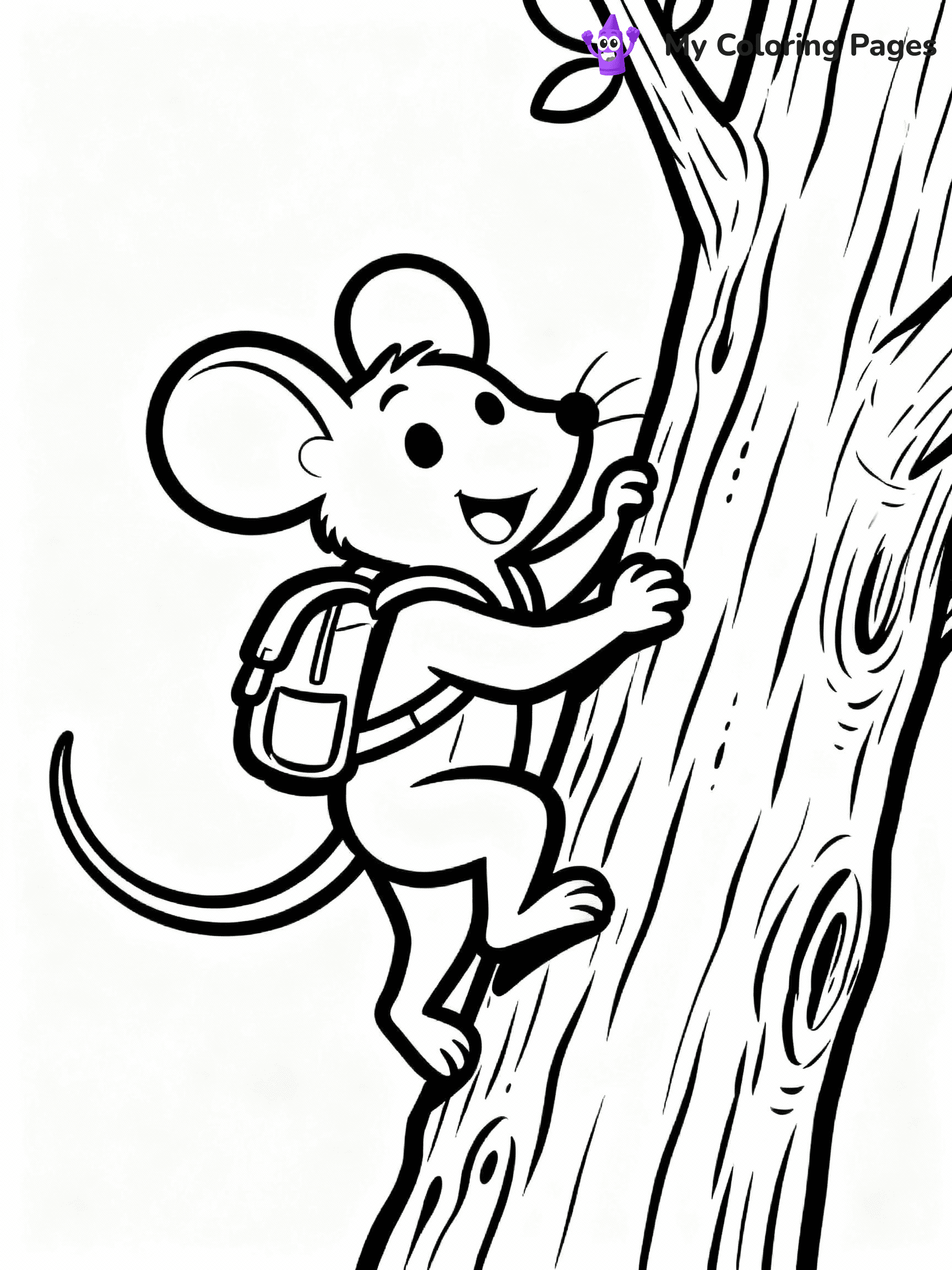 Mouse Coloring Pages - 13