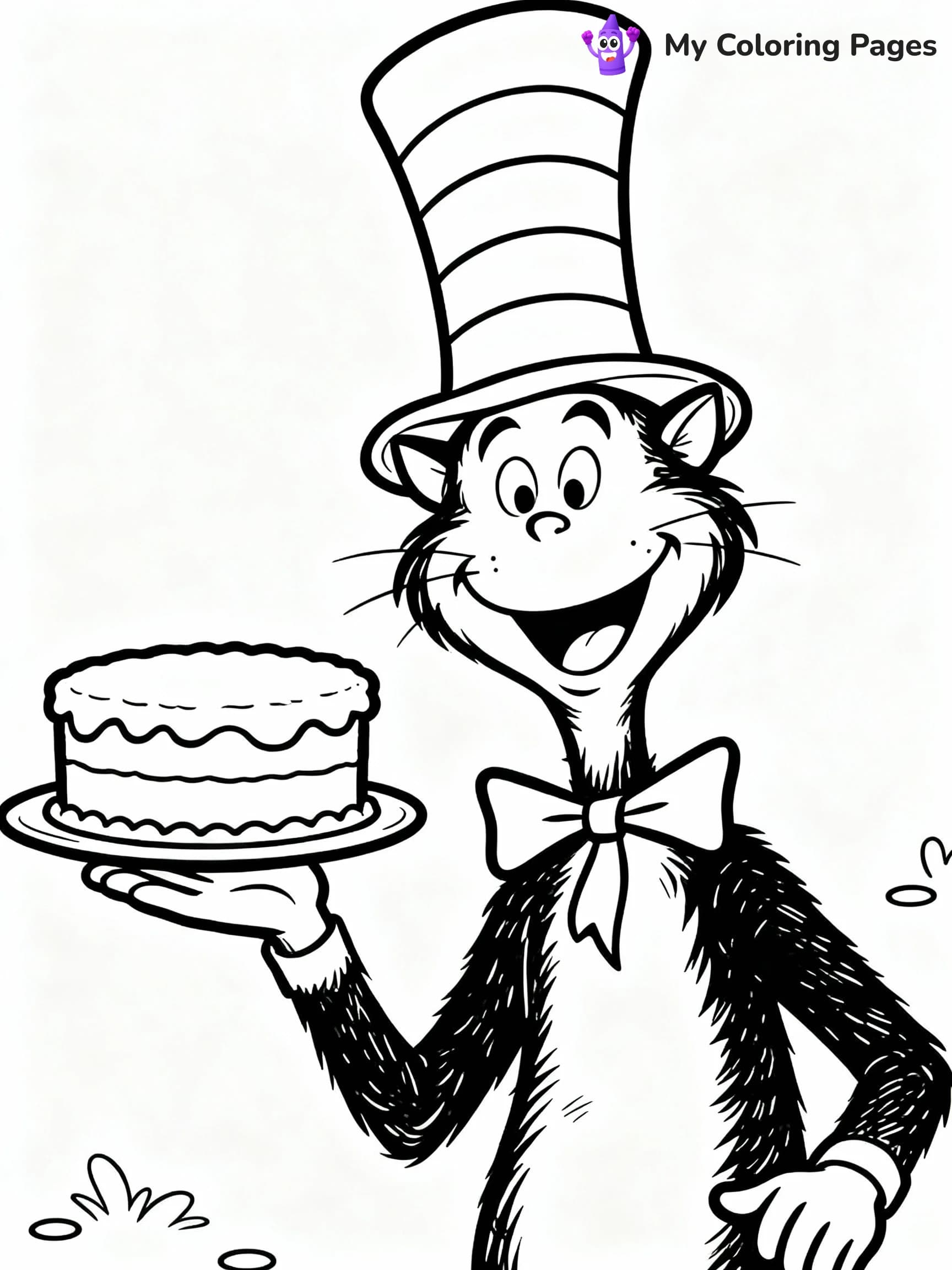 Dr Seuss Coloring Pages - 1