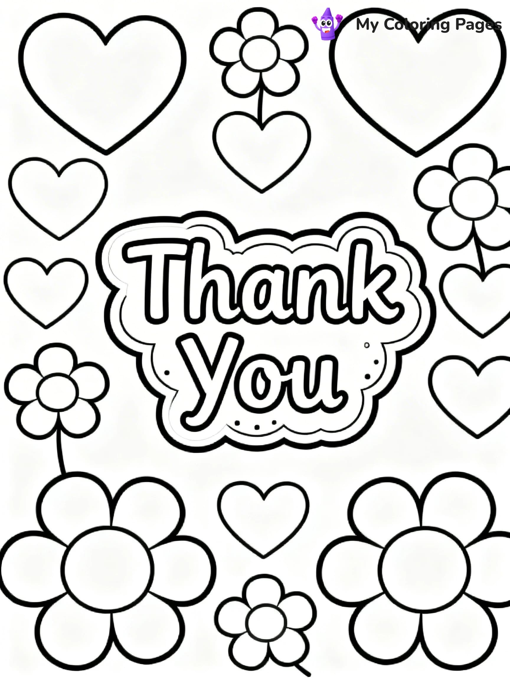 Gratitude Coloring Pages - 1