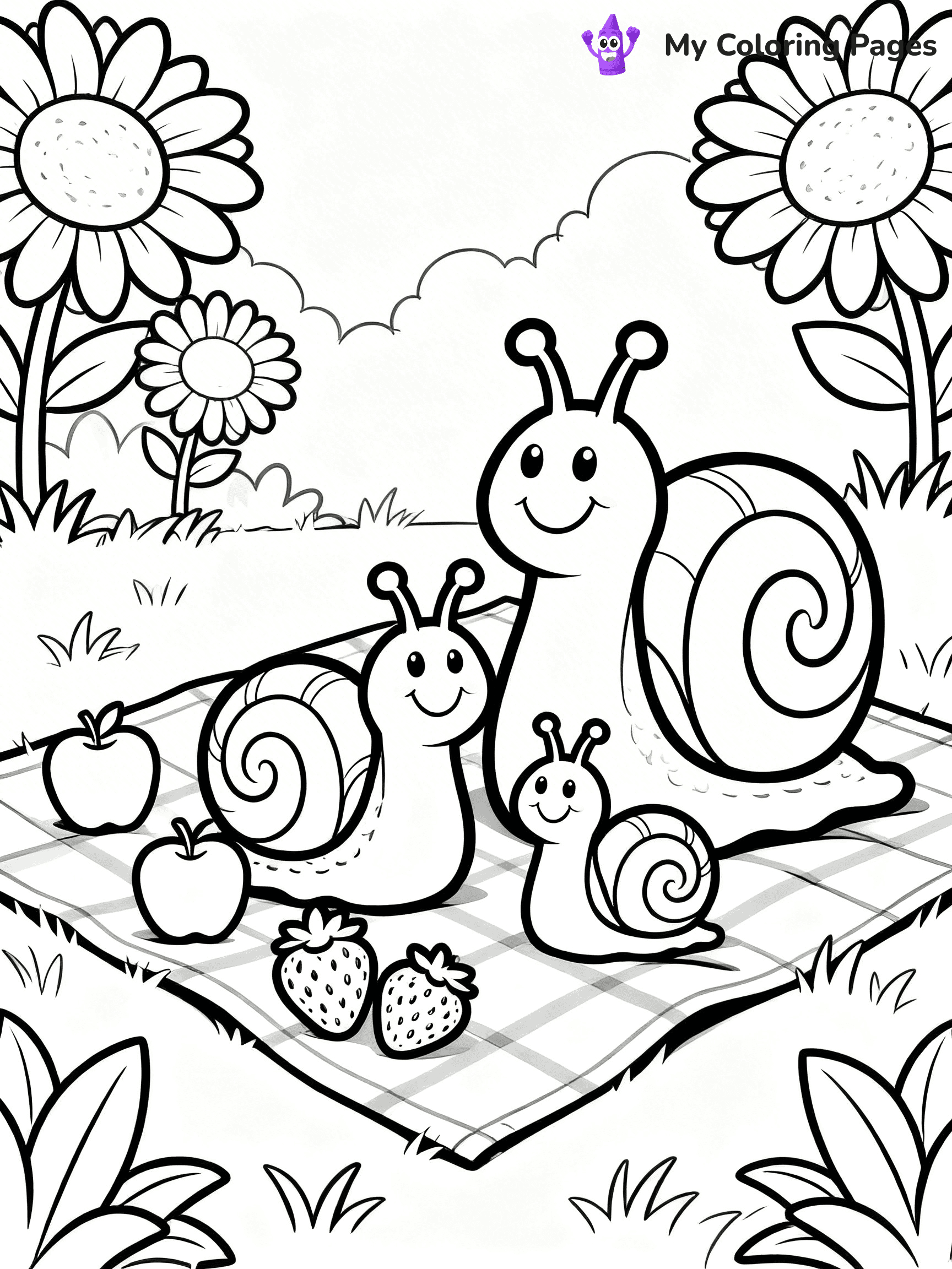 Snail Coloring Pages - 96
