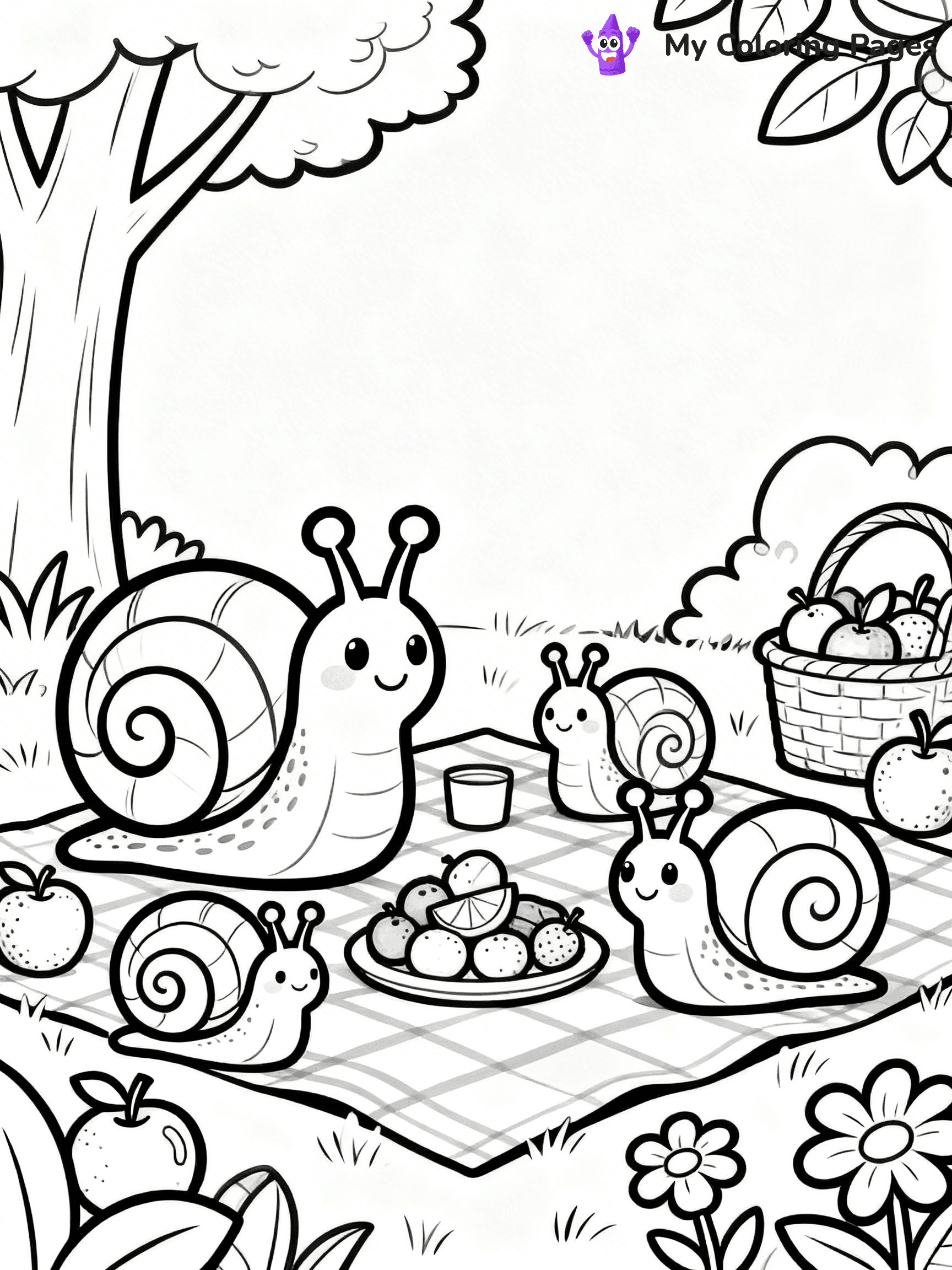 Snail Coloring Pages - 93