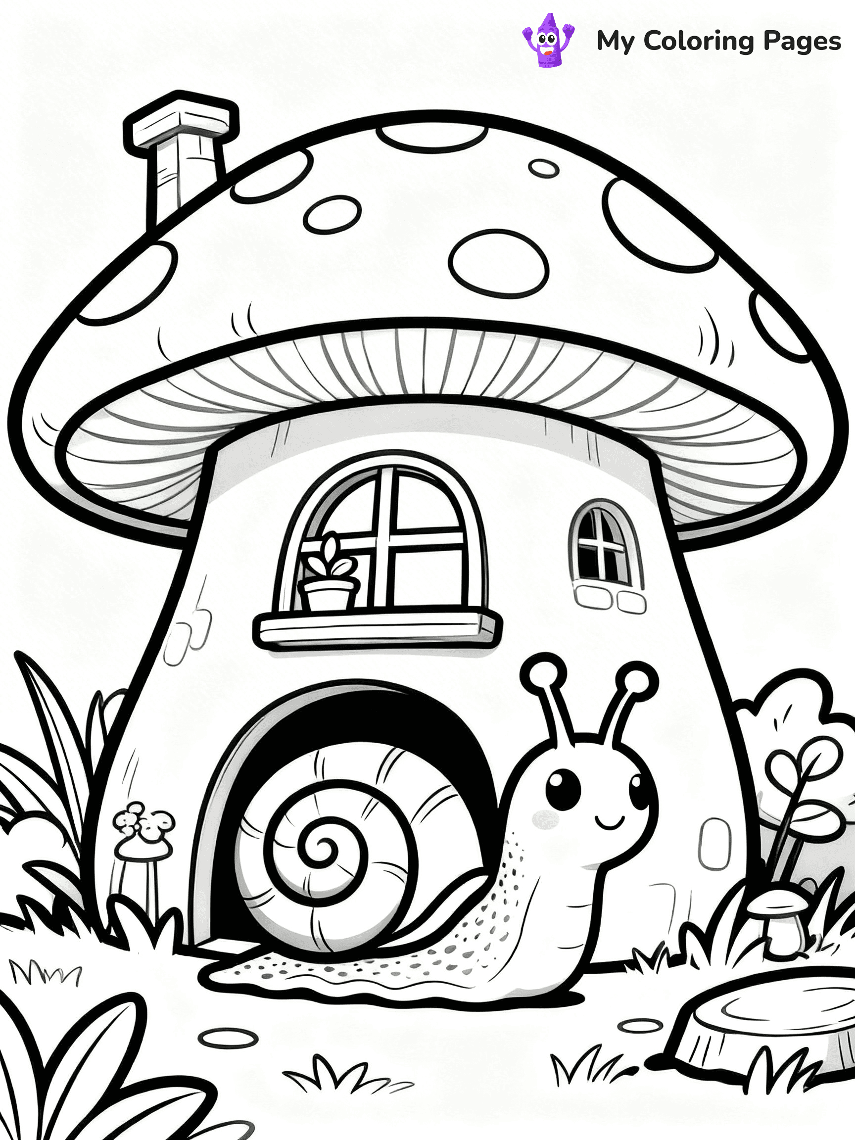 Snail Coloring Pages - 78