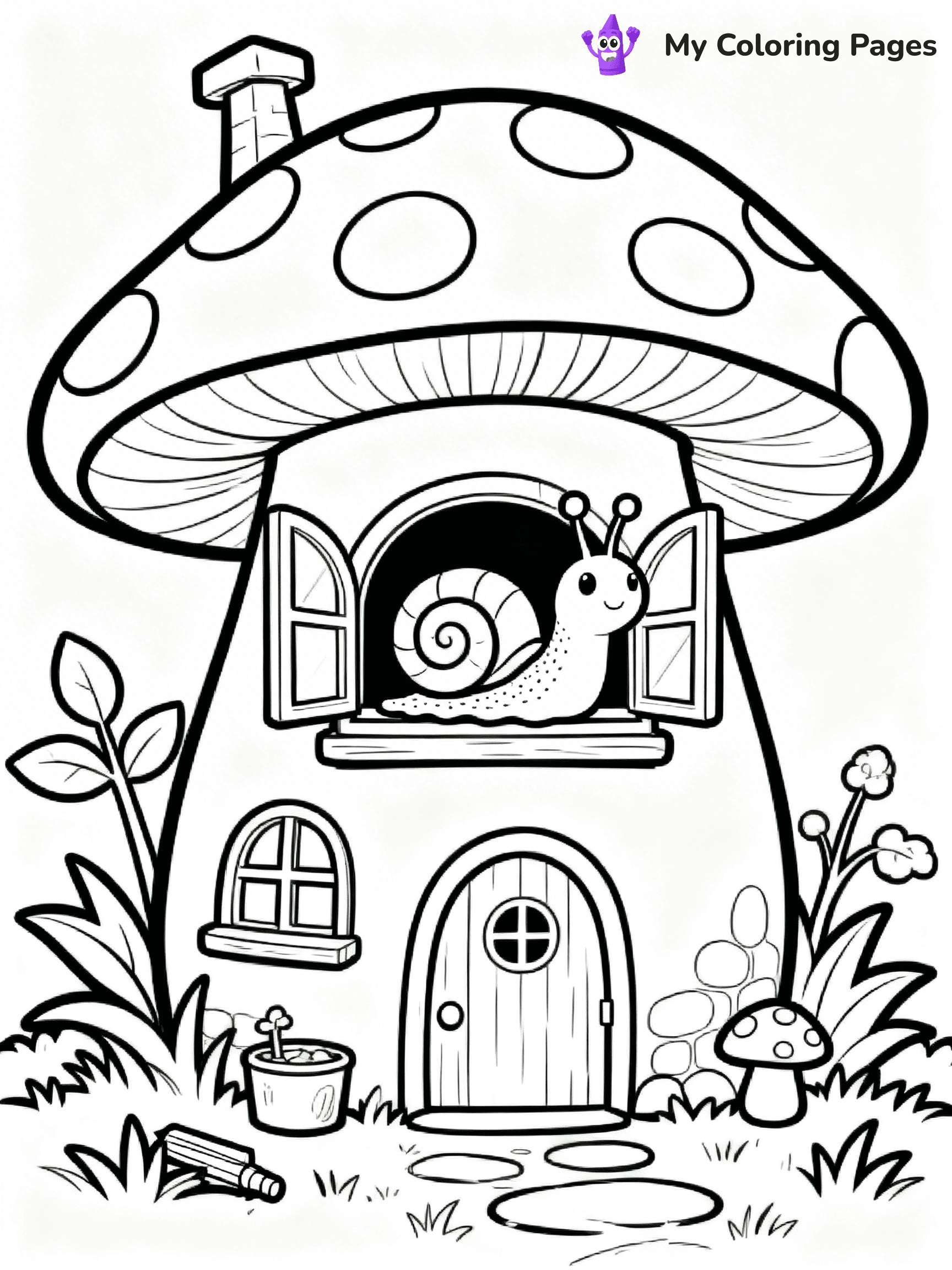Snail Coloring Pages - 77