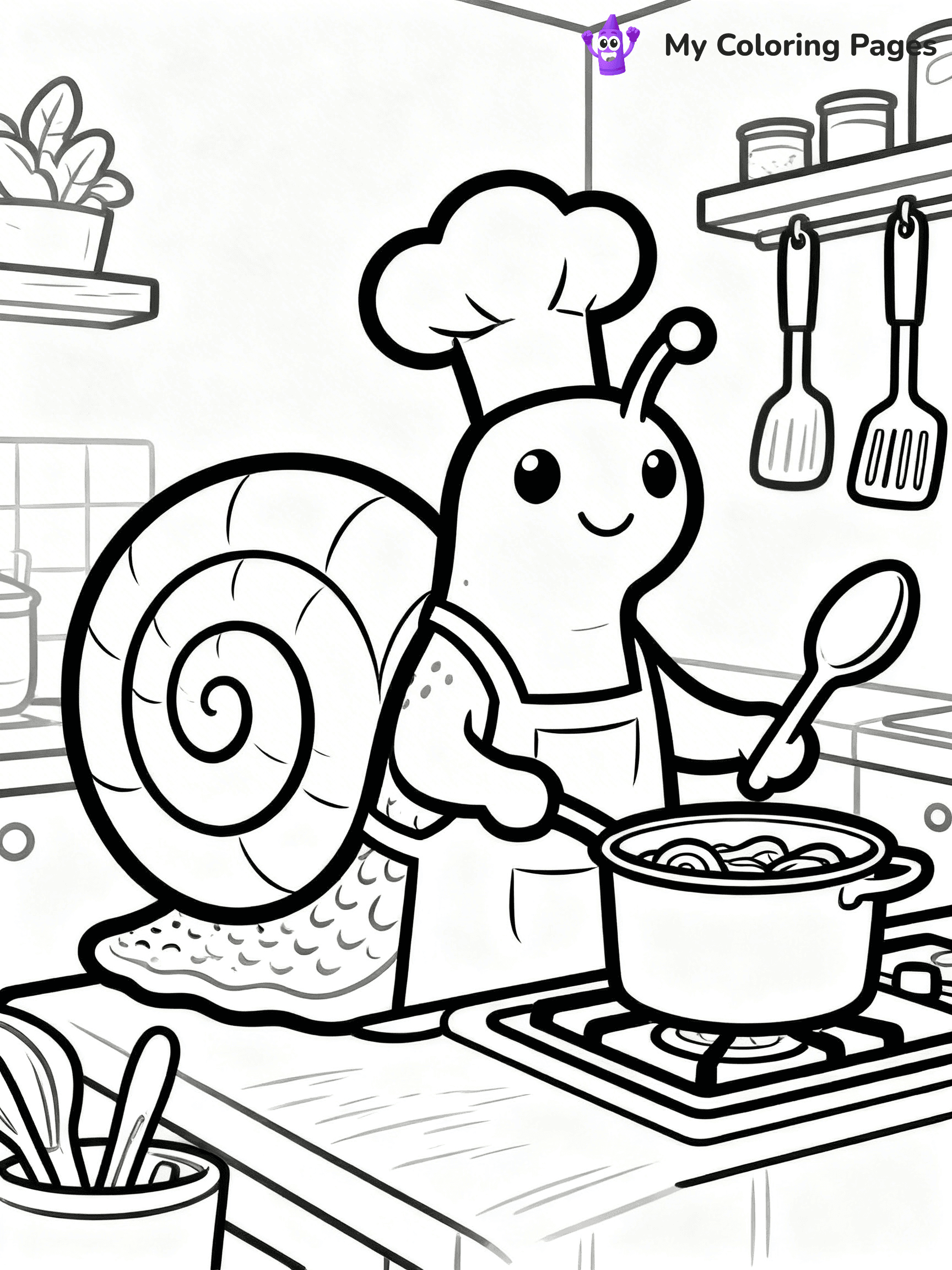 Snail Coloring Pages - 64