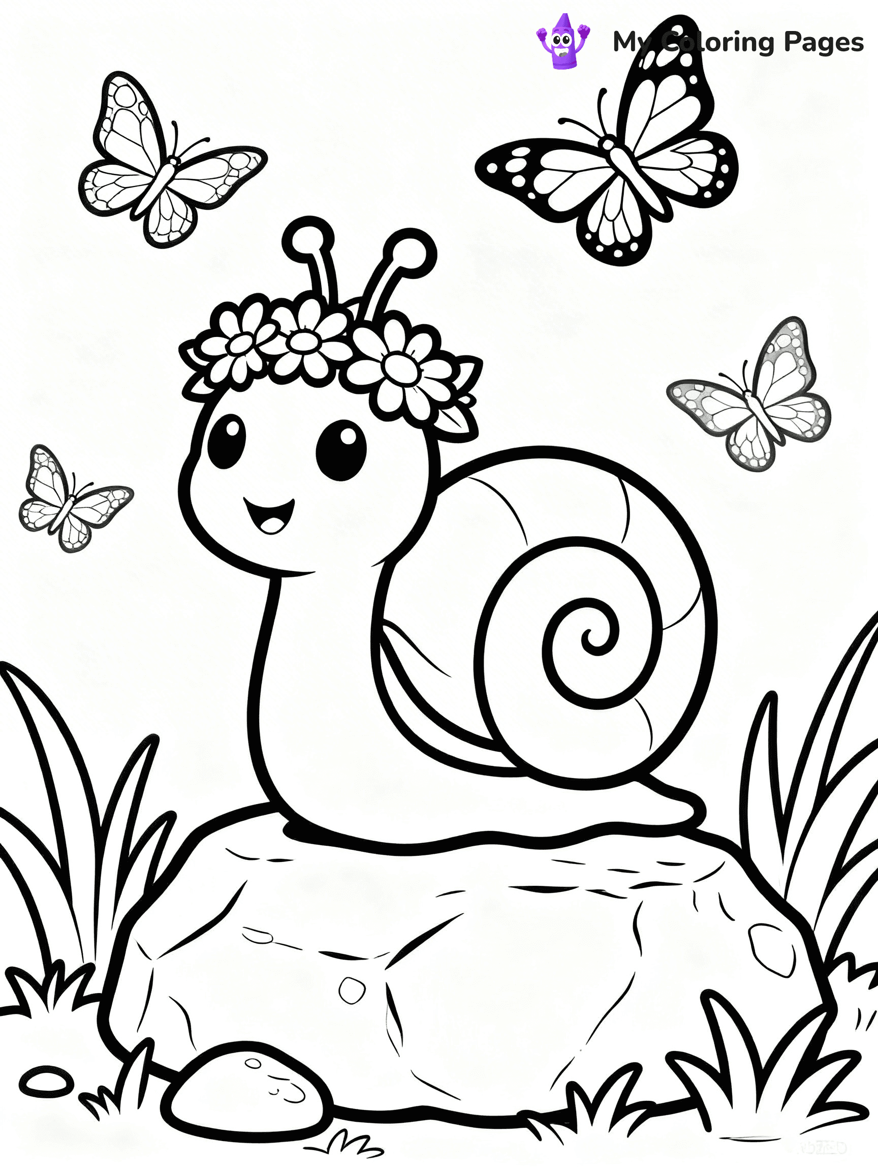 Snail Coloring Pages - 53