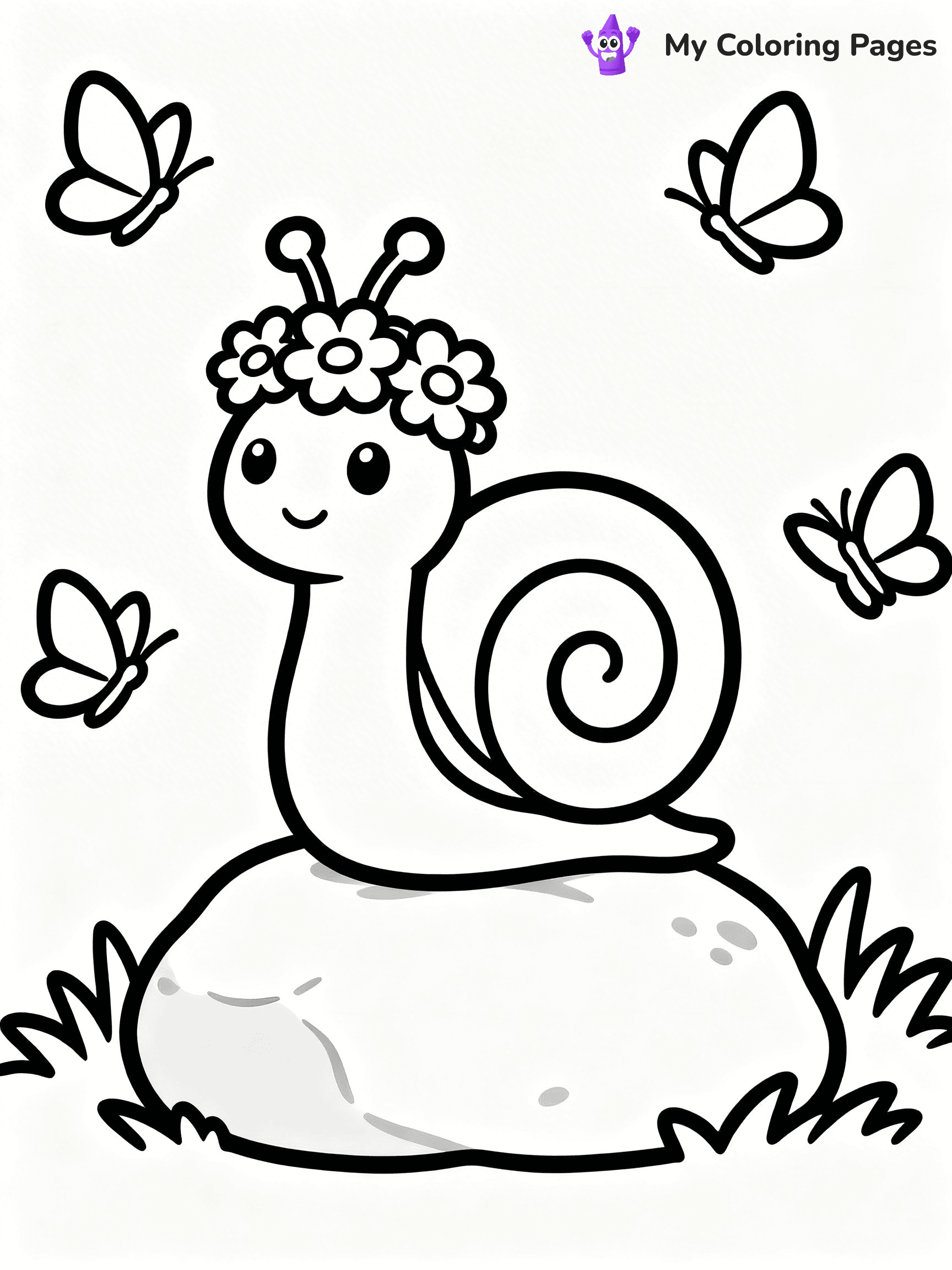 Snail Coloring Pages - 51
