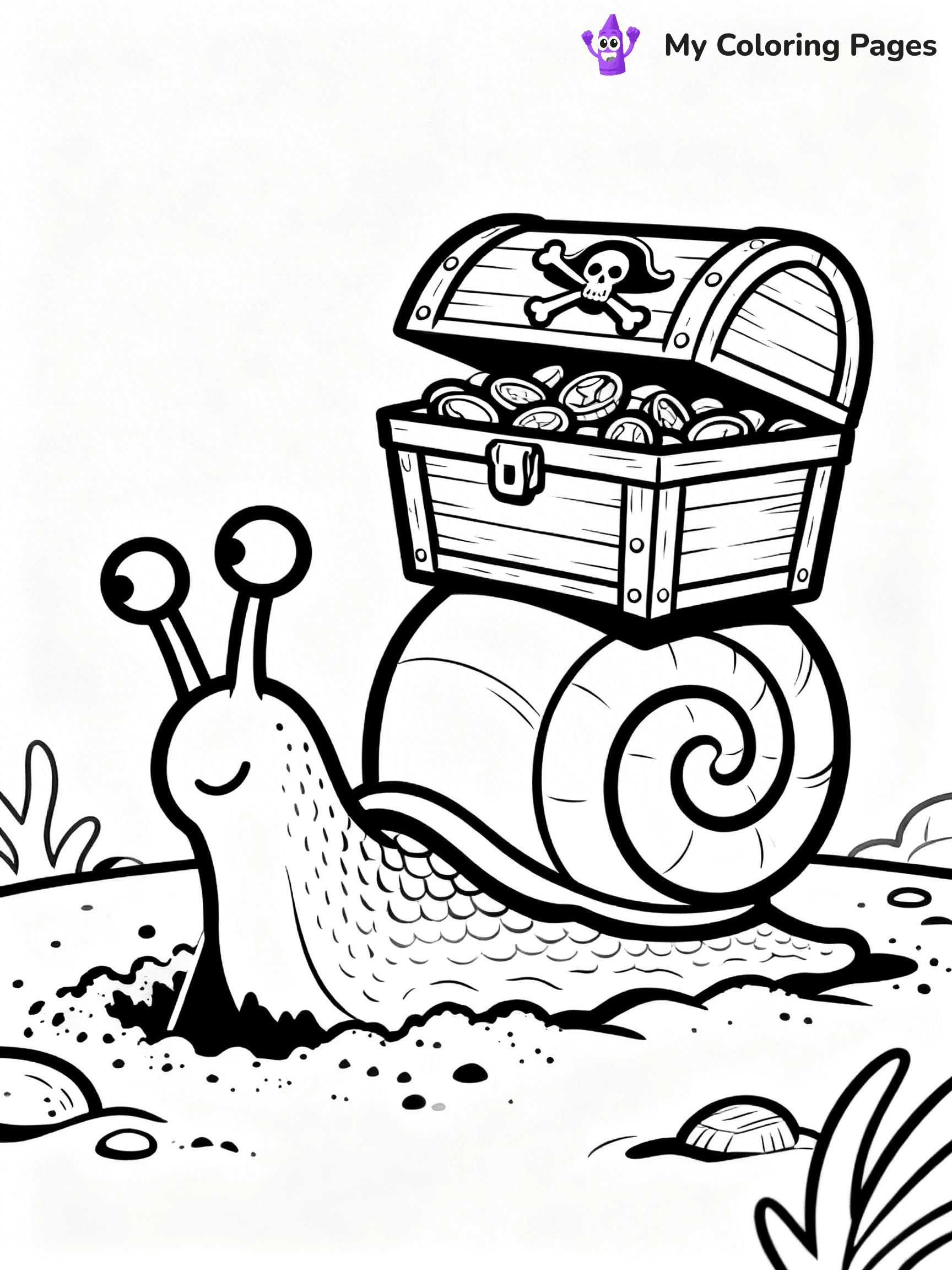 Snail Coloring Pages - 41