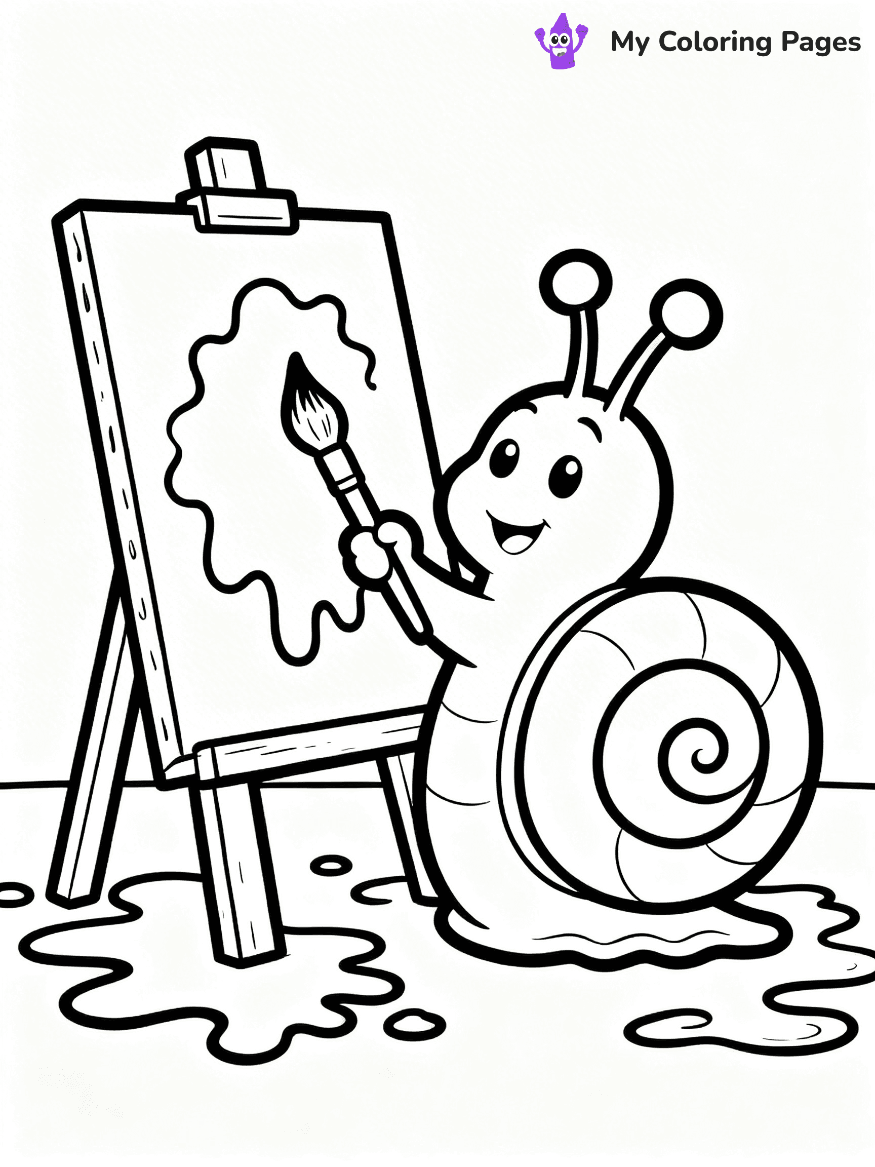 Snail Coloring Pages - 37