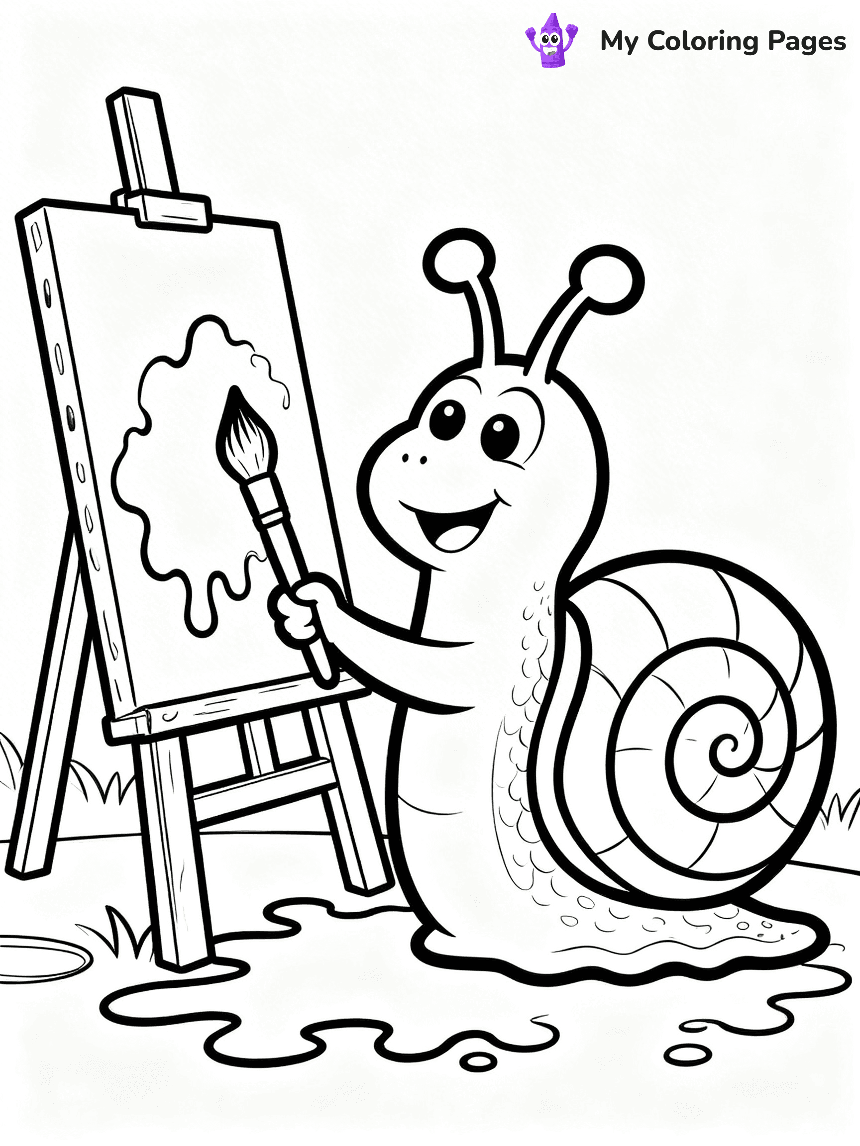 Snail Coloring Pages - 35