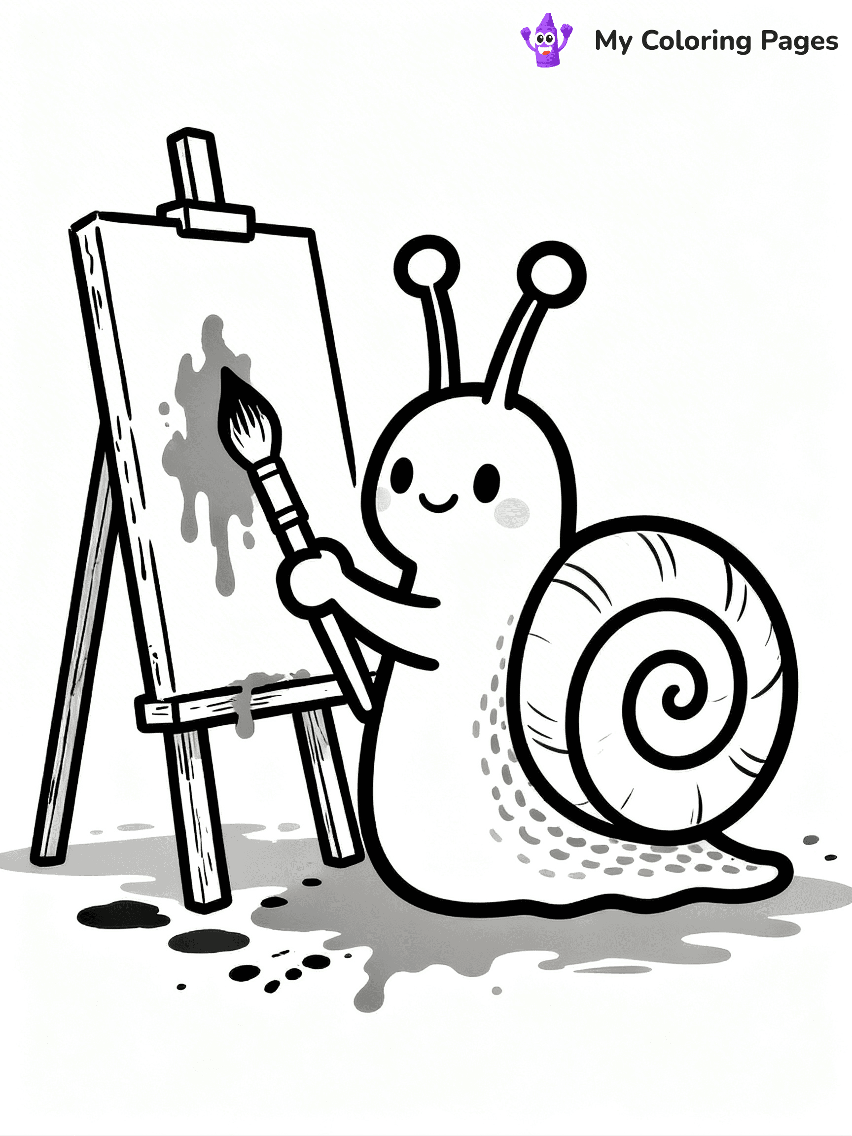 Snail Coloring Pages - 34