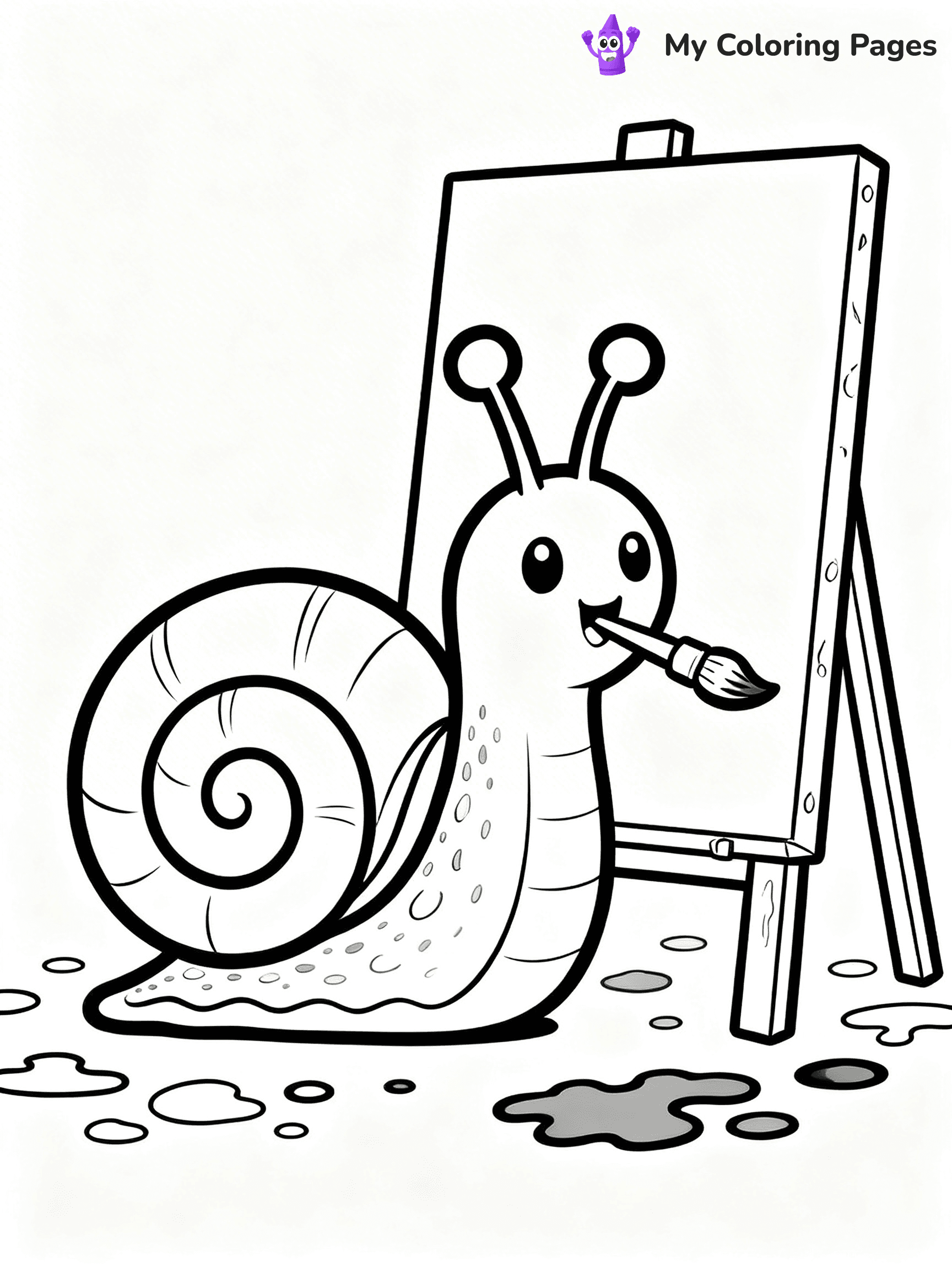 Snail Coloring Pages - 33