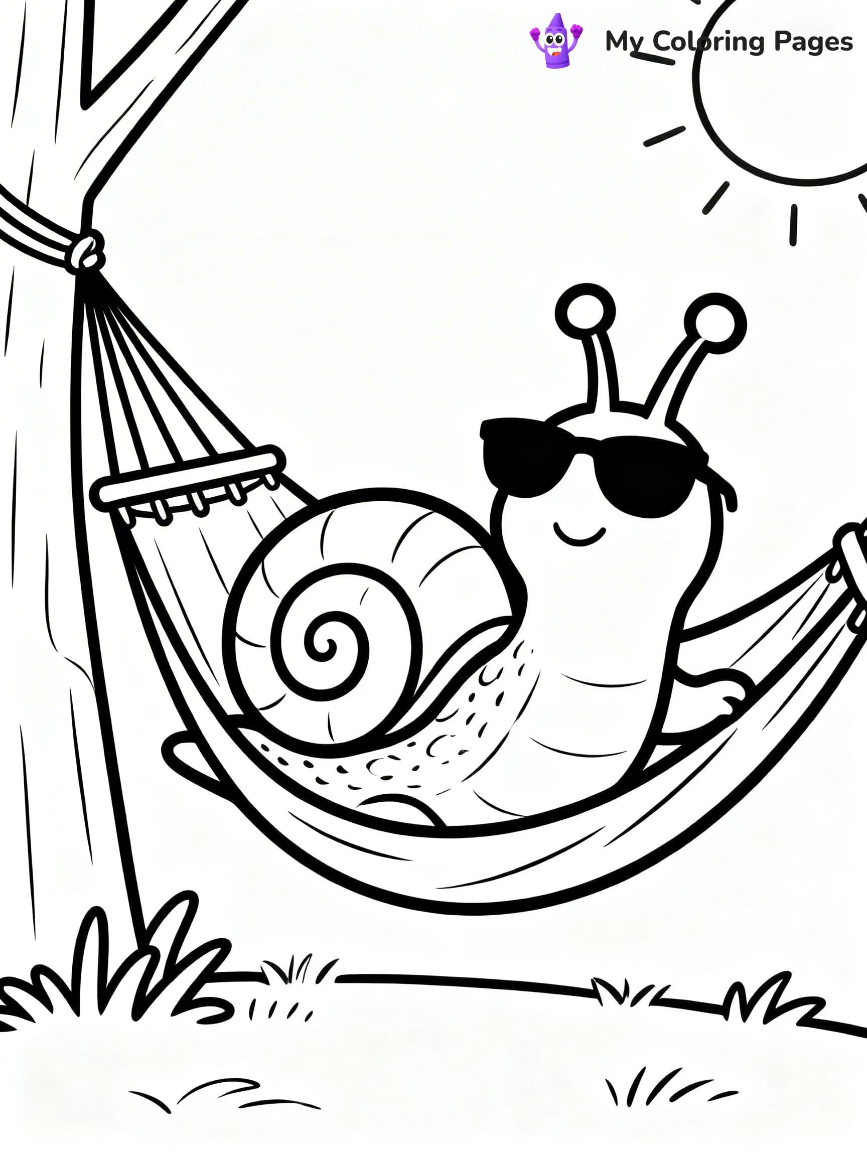 Snail Coloring Pages - 12