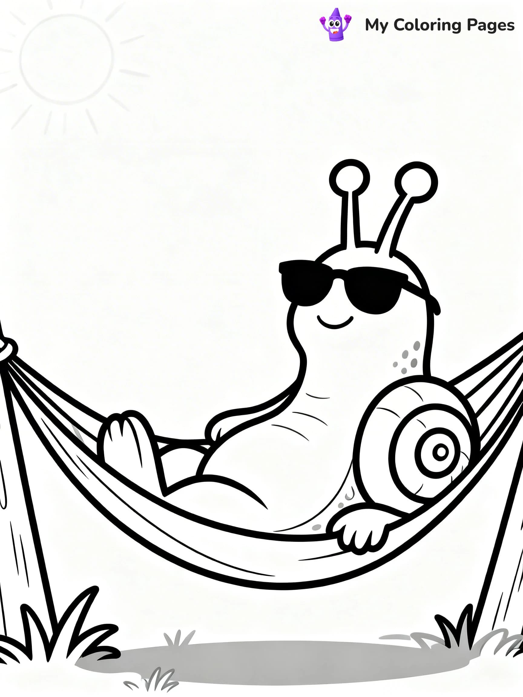 Snail Coloring Pages - 11