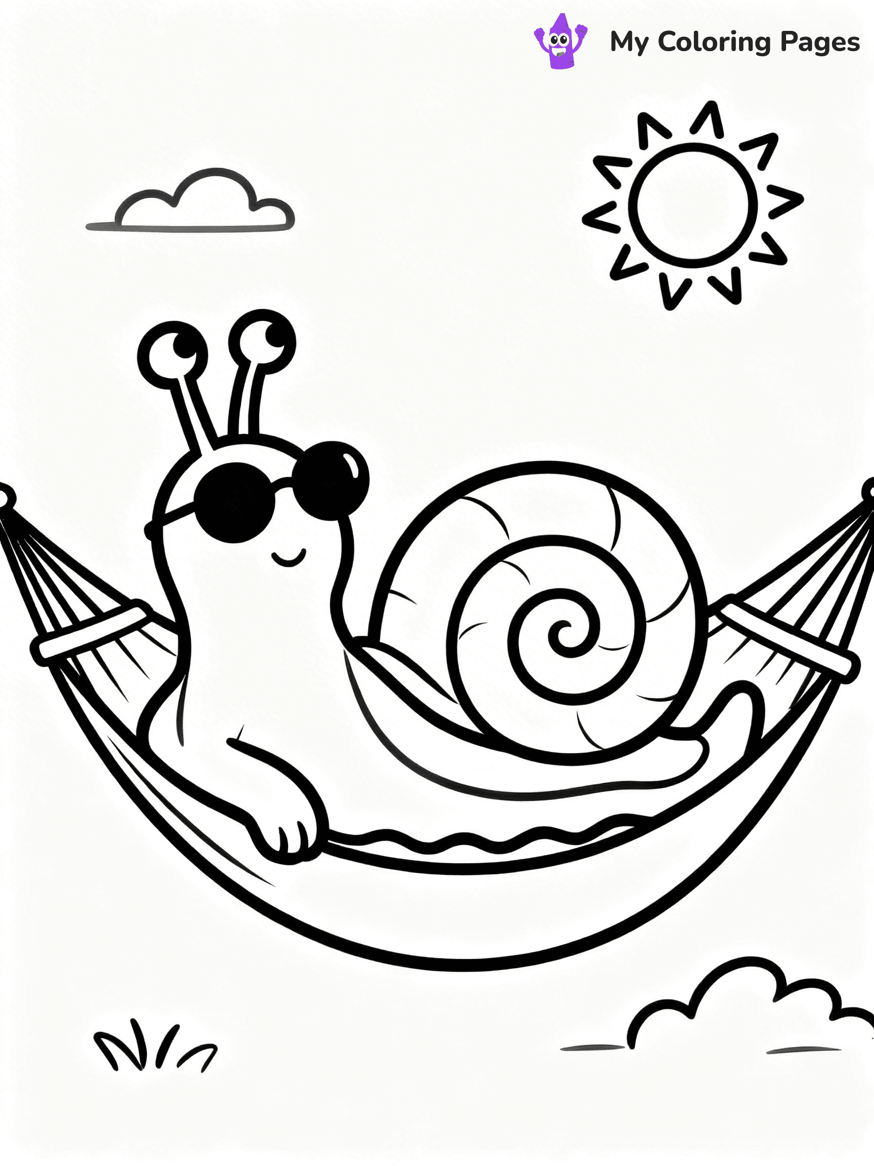 Snail Coloring Pages - 9