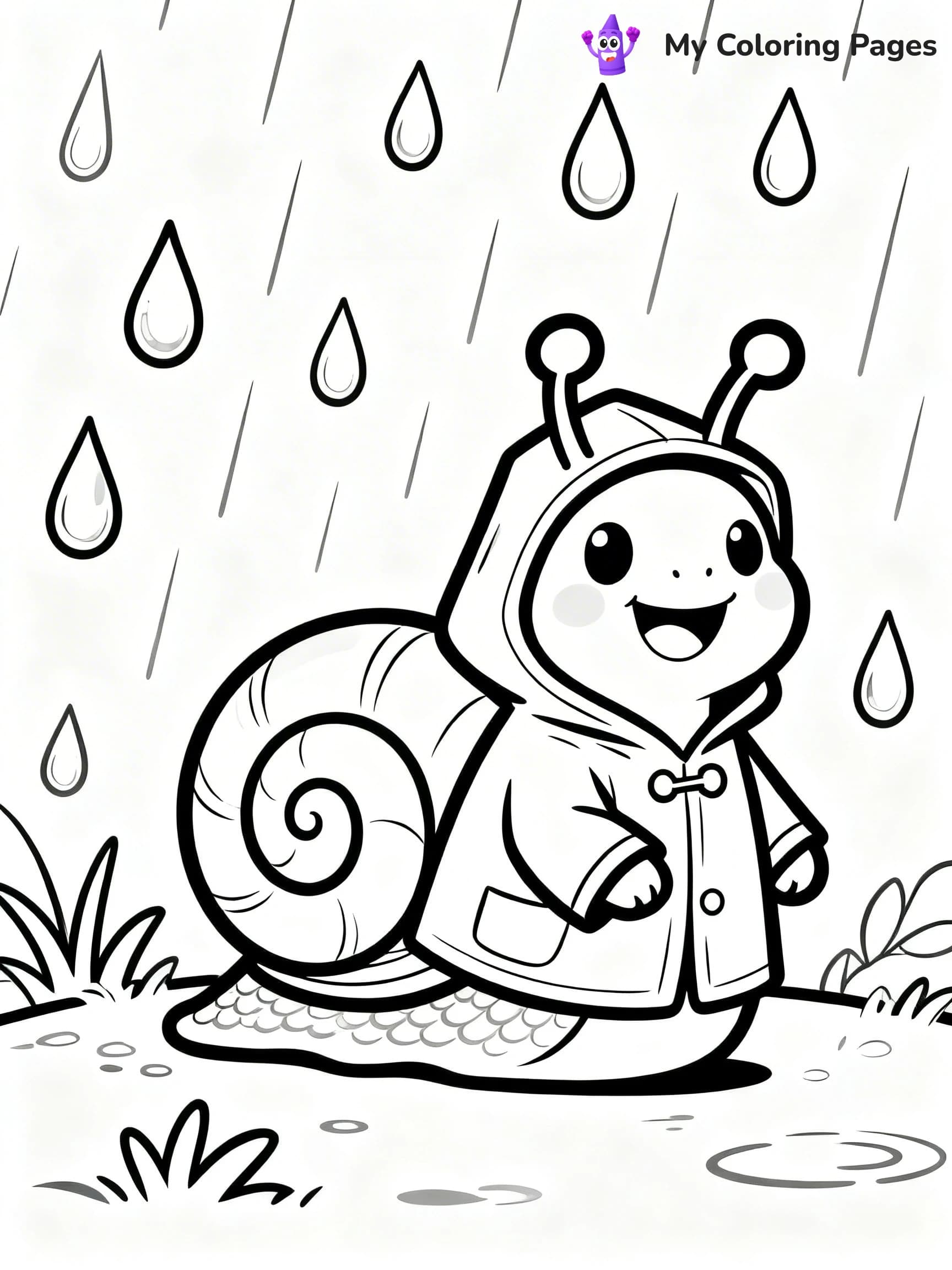 Snail Coloring Pages - 7