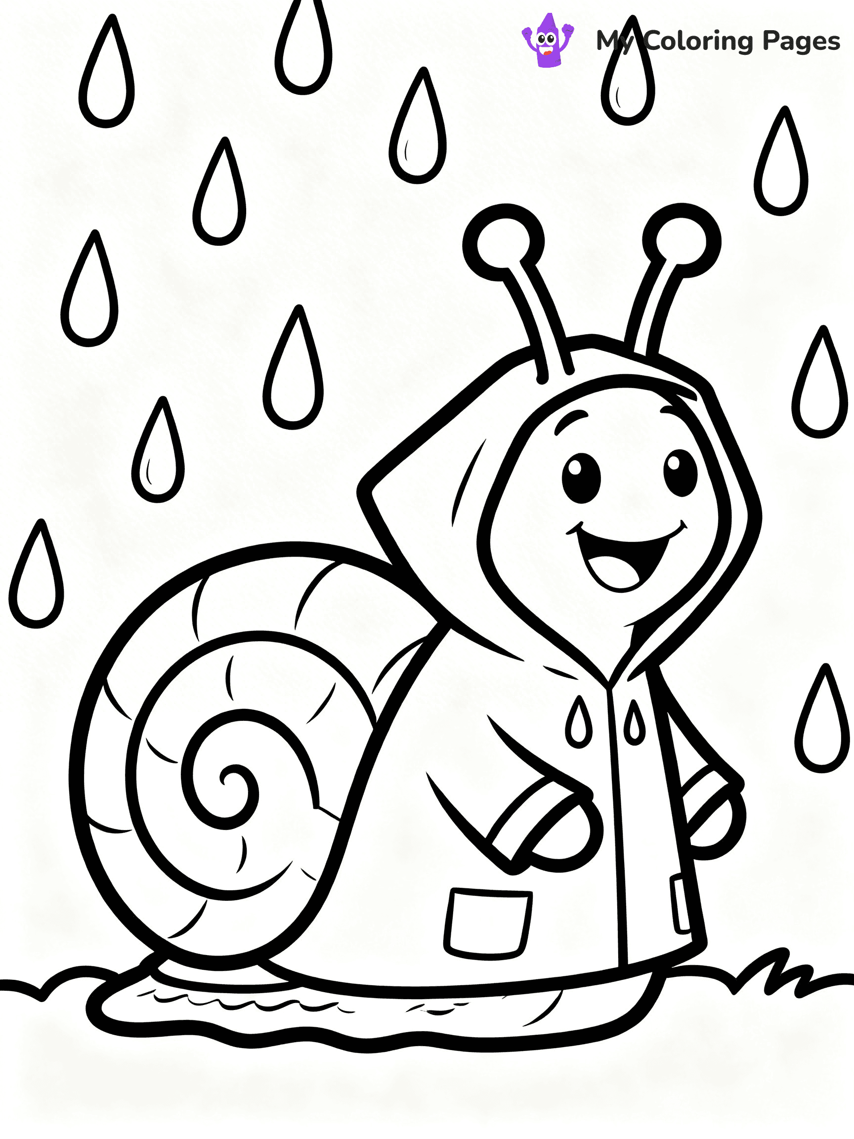 Snail Coloring Pages - 6