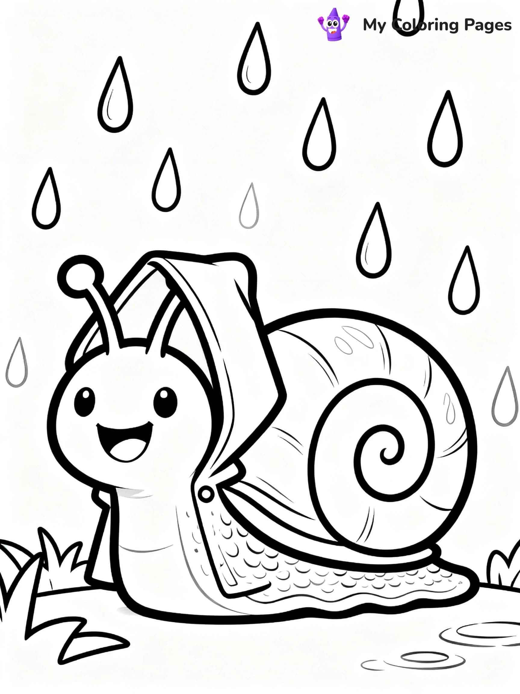 Snail Coloring Pages - 5