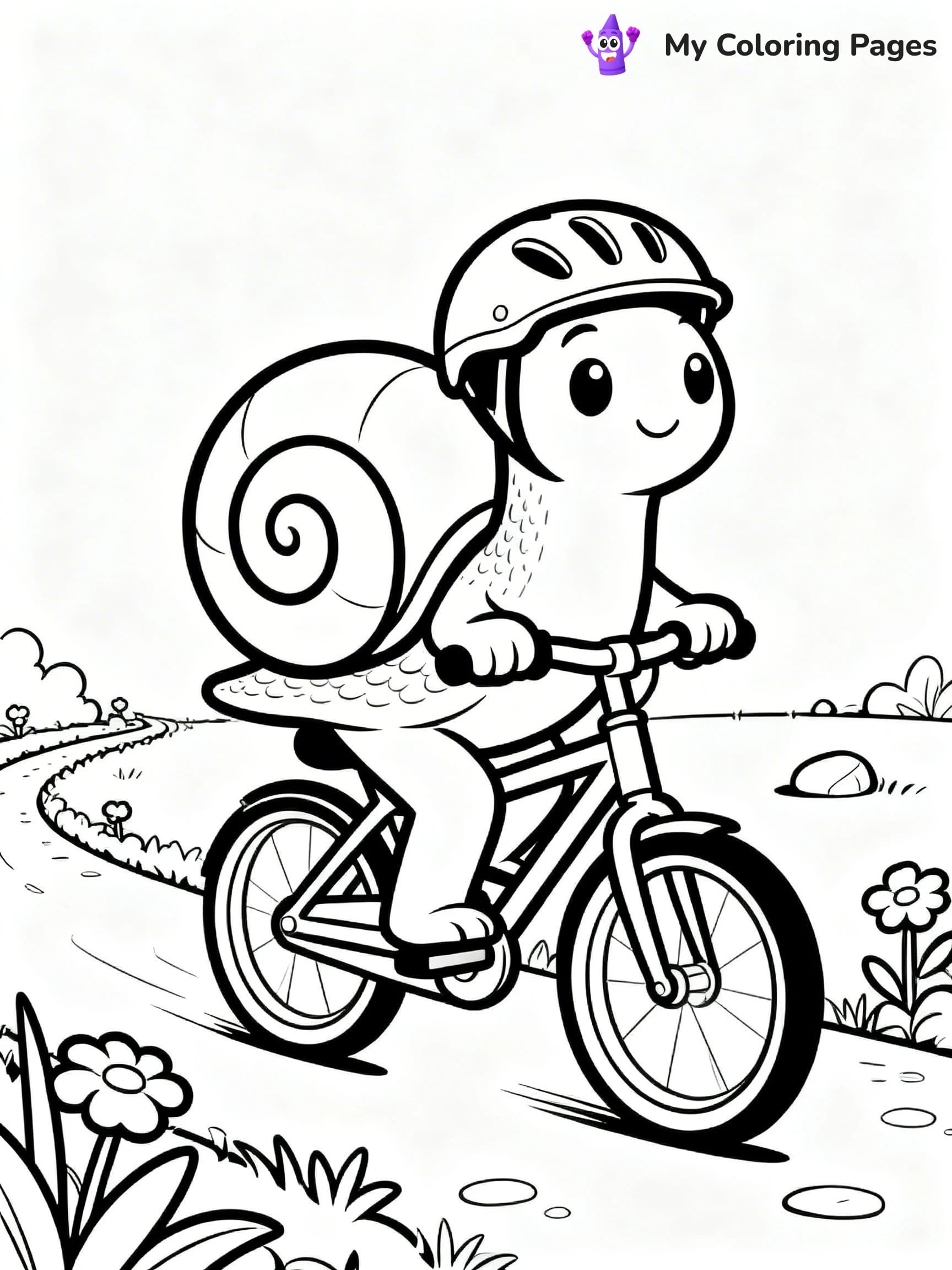 Snail Coloring Pages - 3