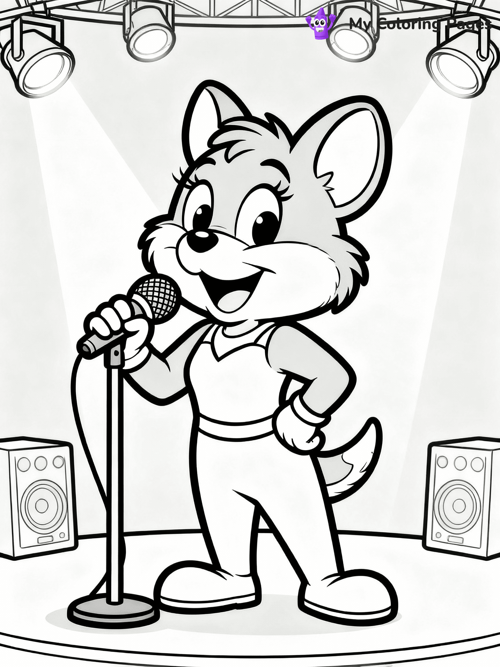 Chuck E Cheese Coloring Pages - 25