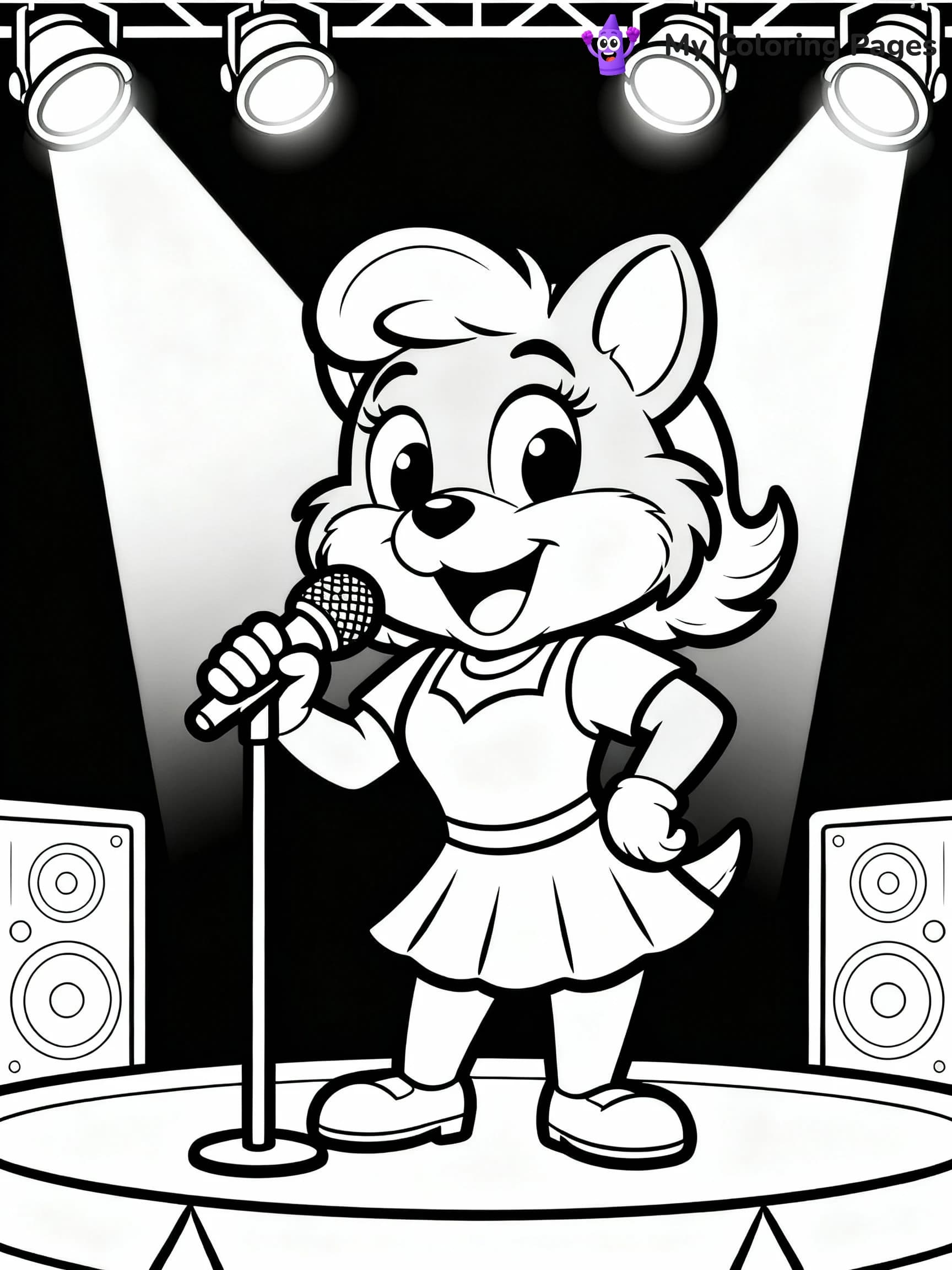 Chuck E Cheese Coloring Pages - 21