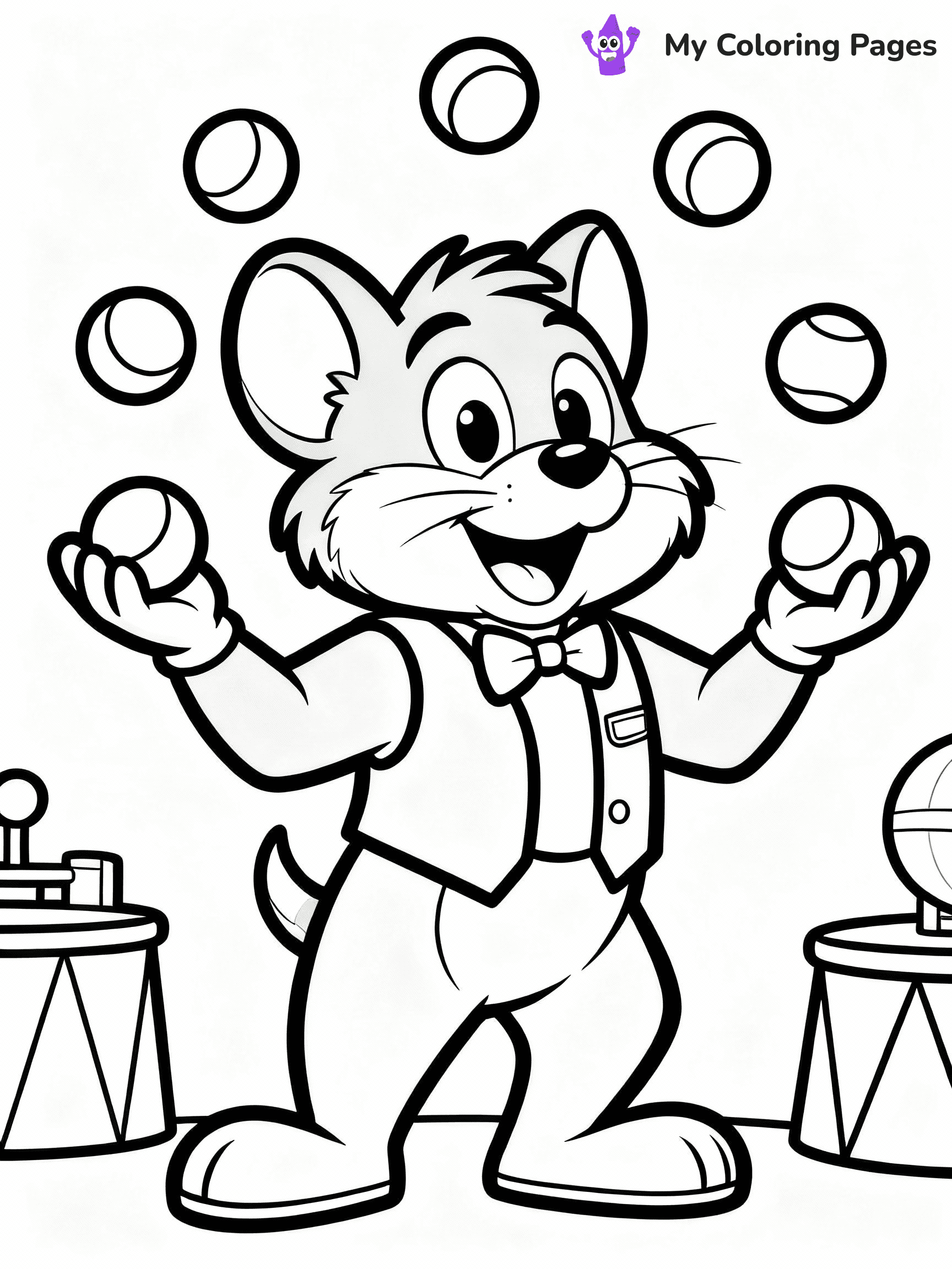 Chuck E Cheese Coloring Pages - 18