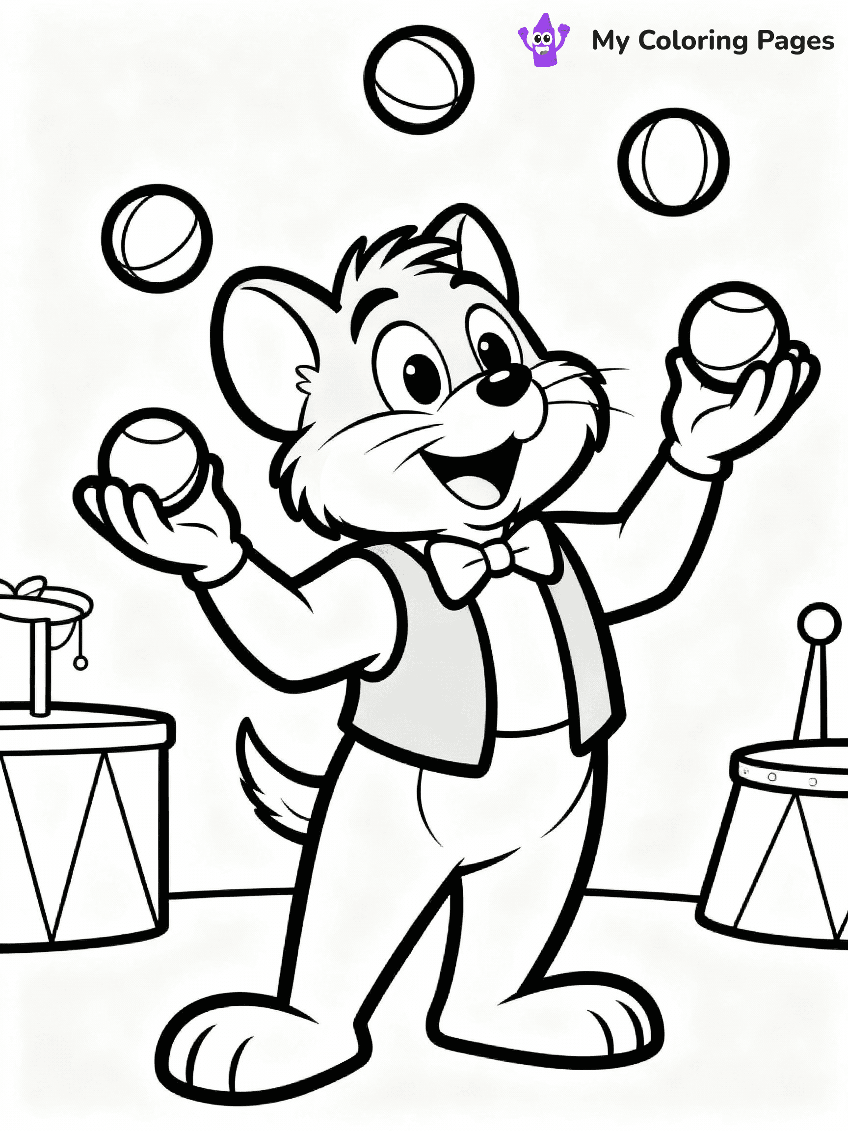 Chuck E Cheese Coloring Pages - 15