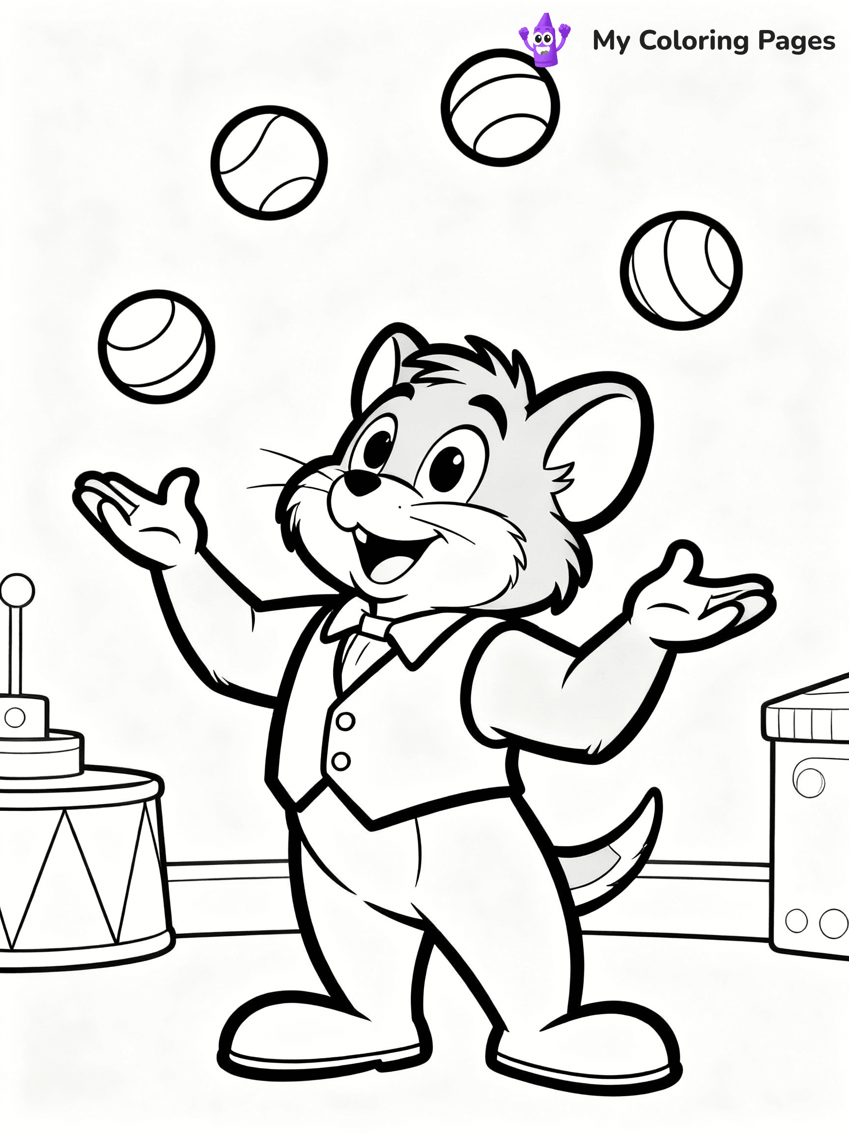 Chuck E Cheese Coloring Pages - 14