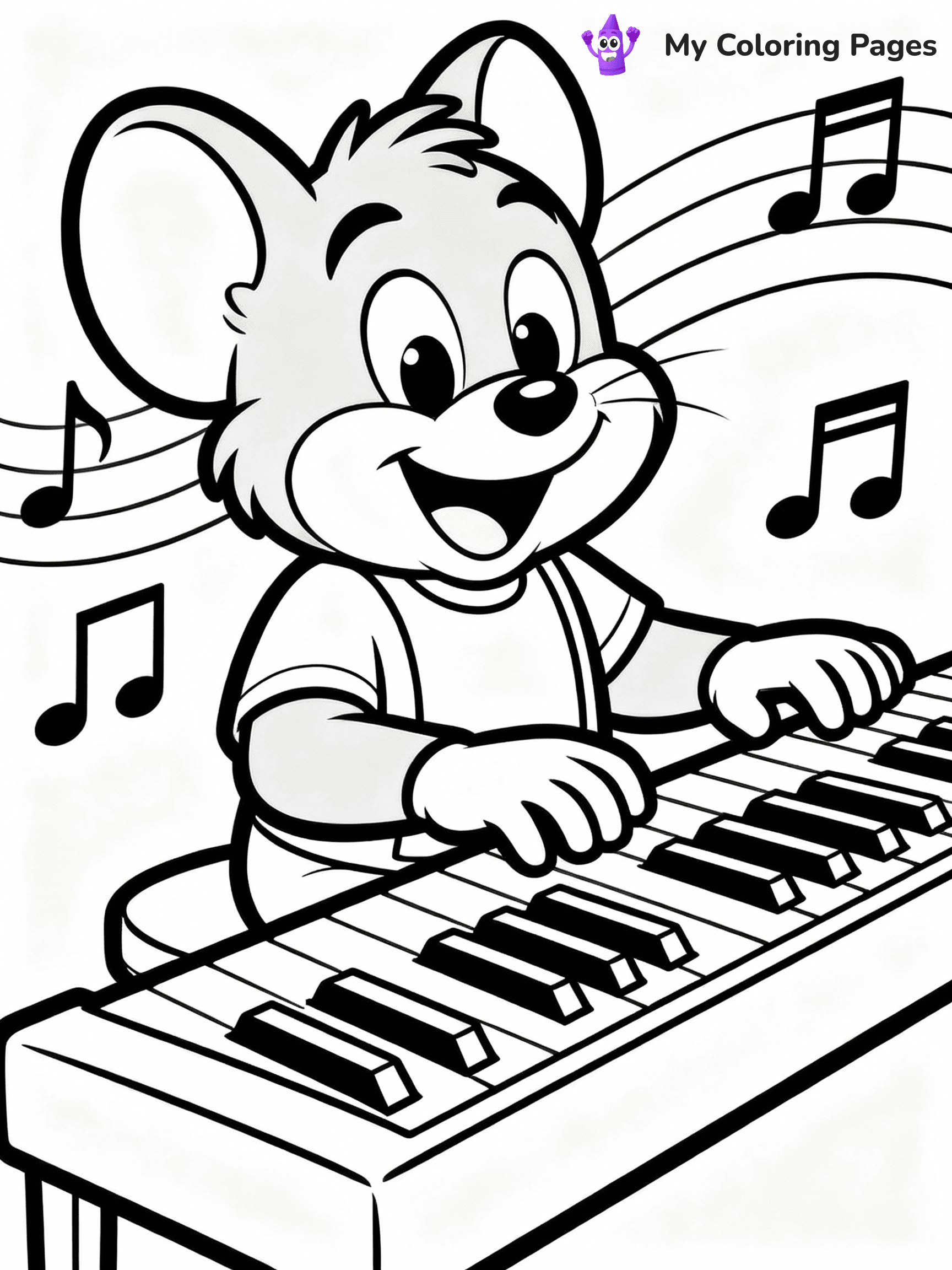 Chuck E Cheese Coloring Pages - 13
