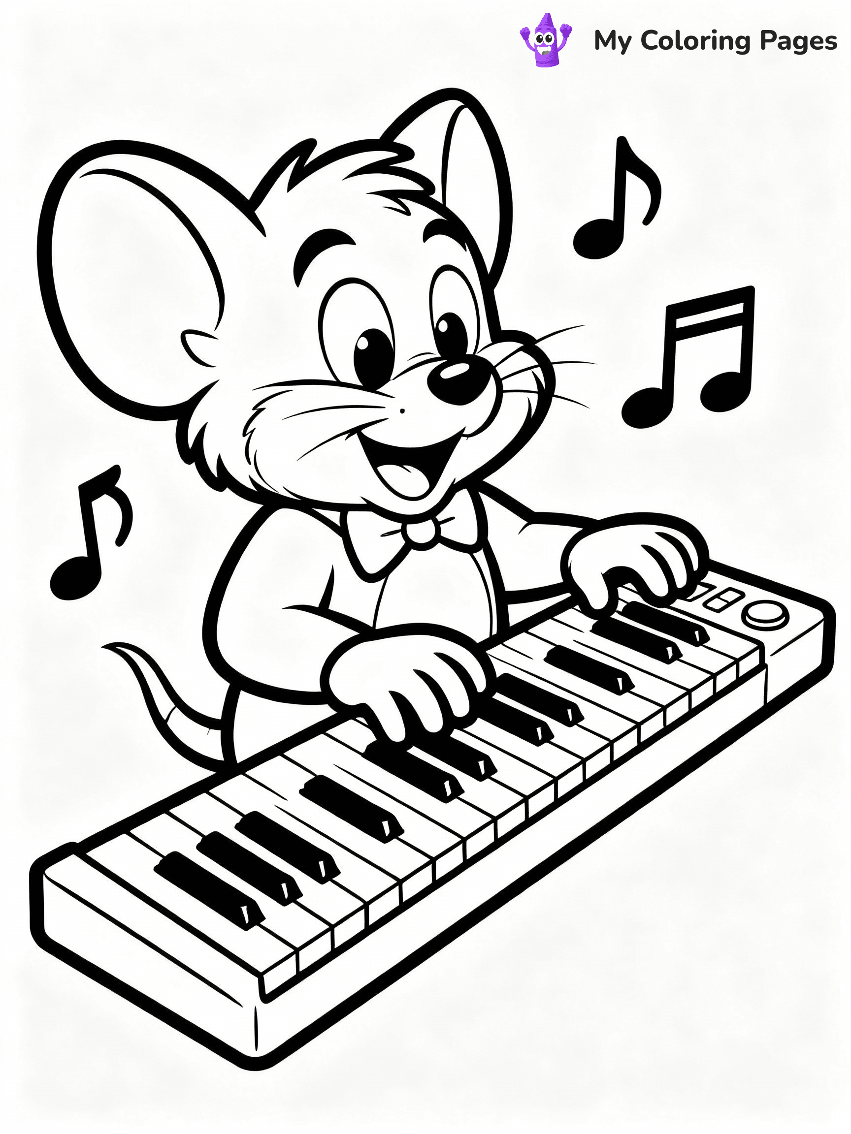 Chuck E Cheese Coloring Pages - 12