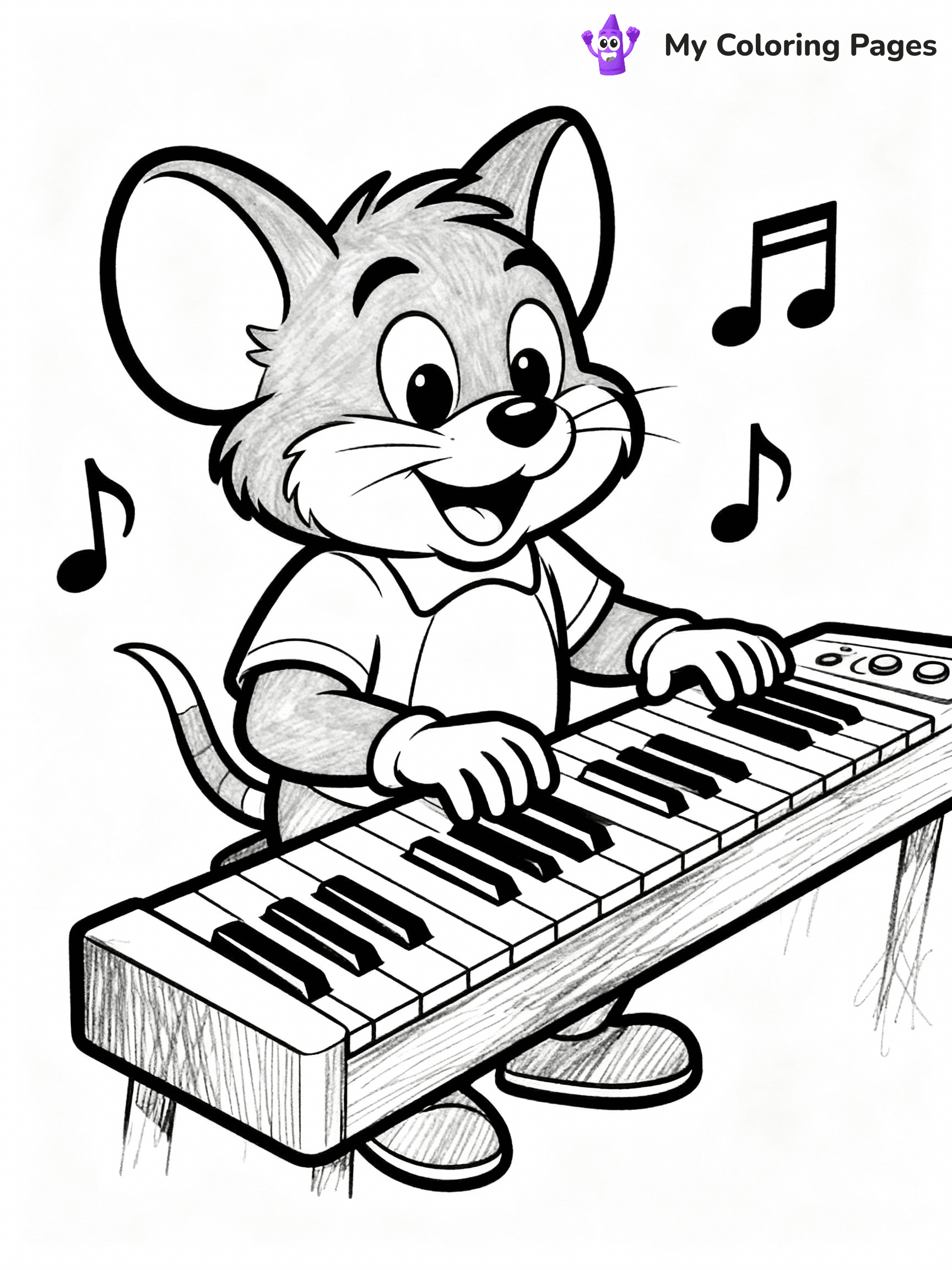 Chuck E Cheese Coloring Pages - 11