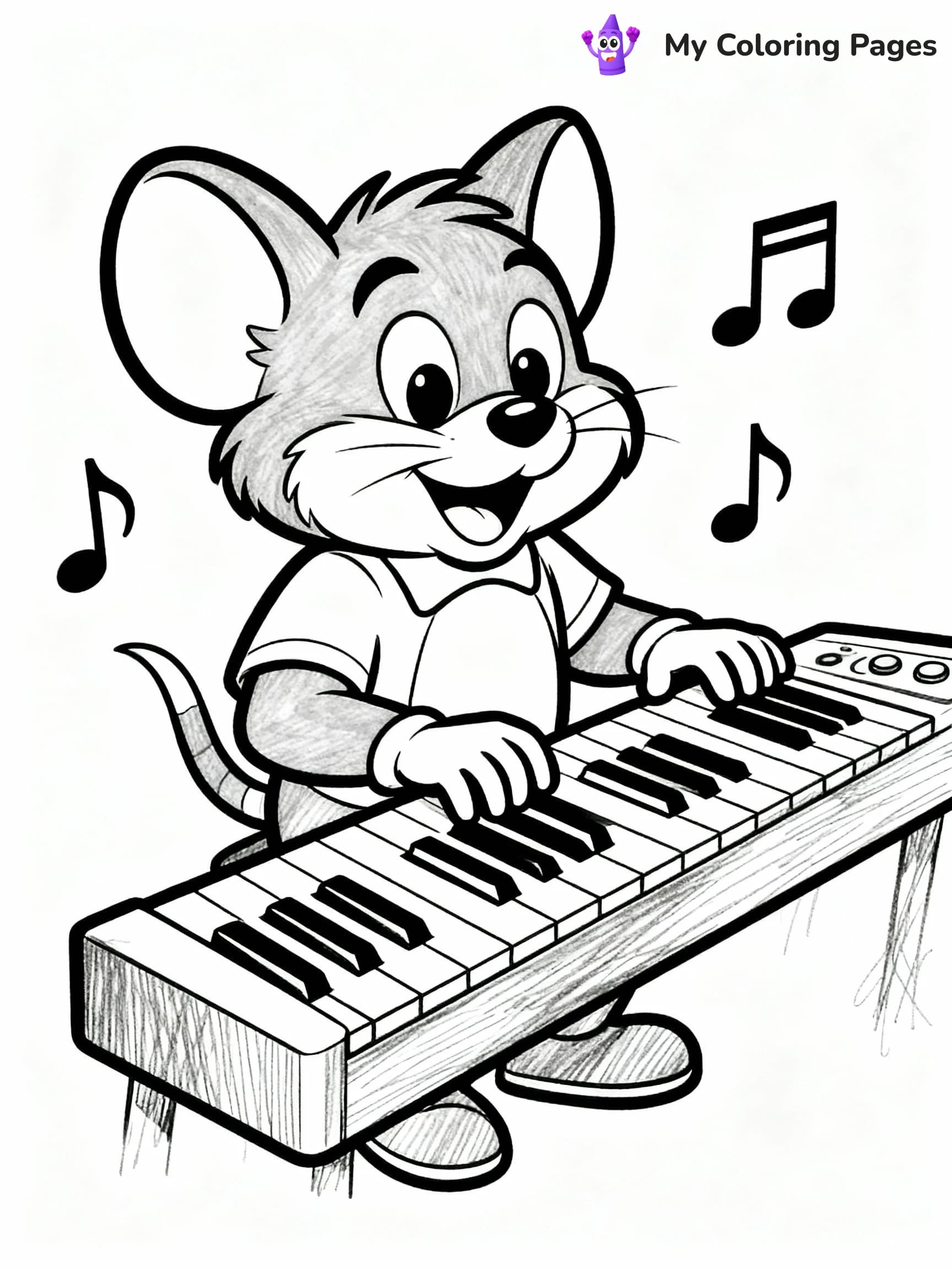Chuck E Cheese Coloring Pages - 11