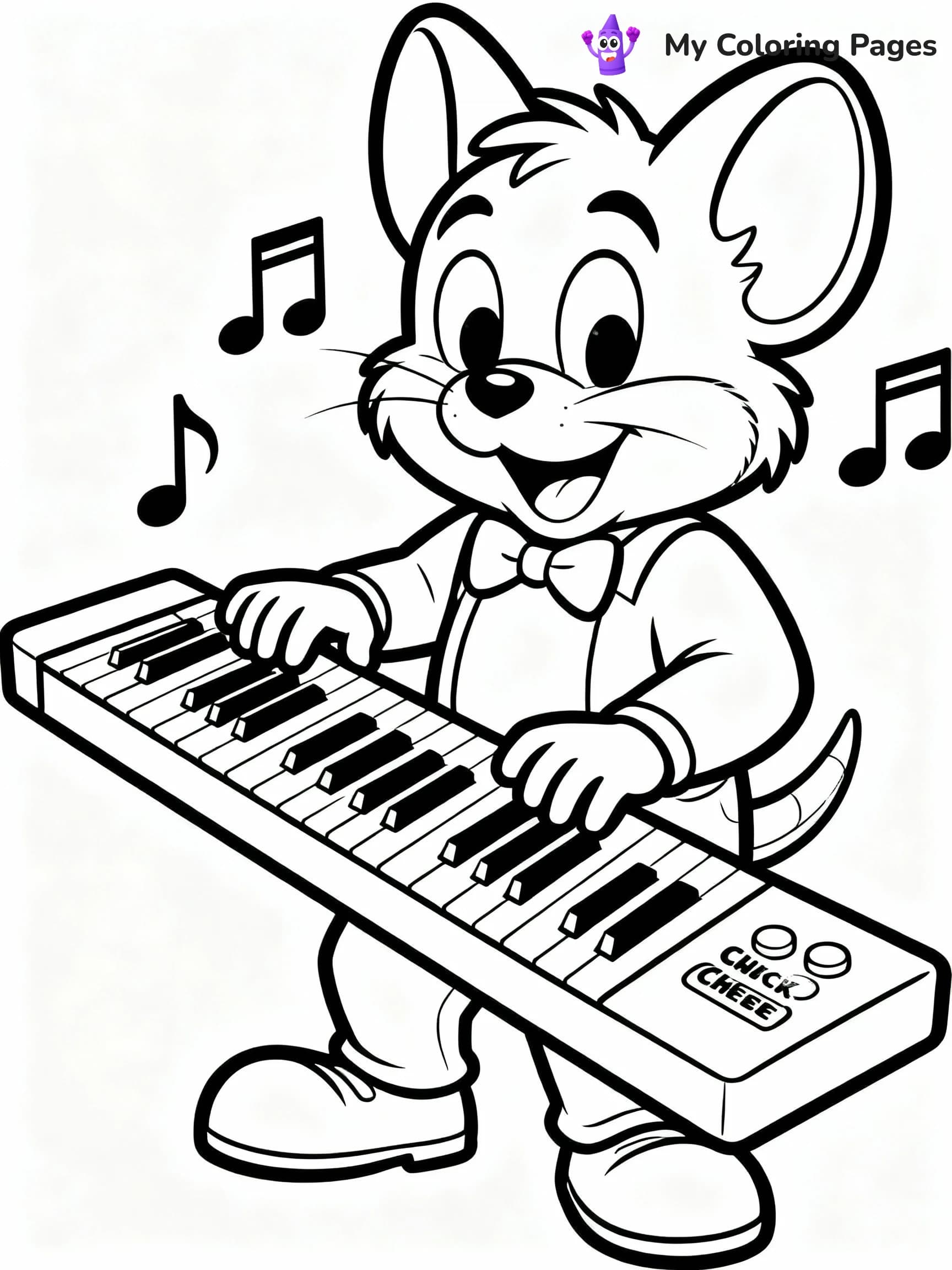 Chuck E Cheese Coloring Pages - 9