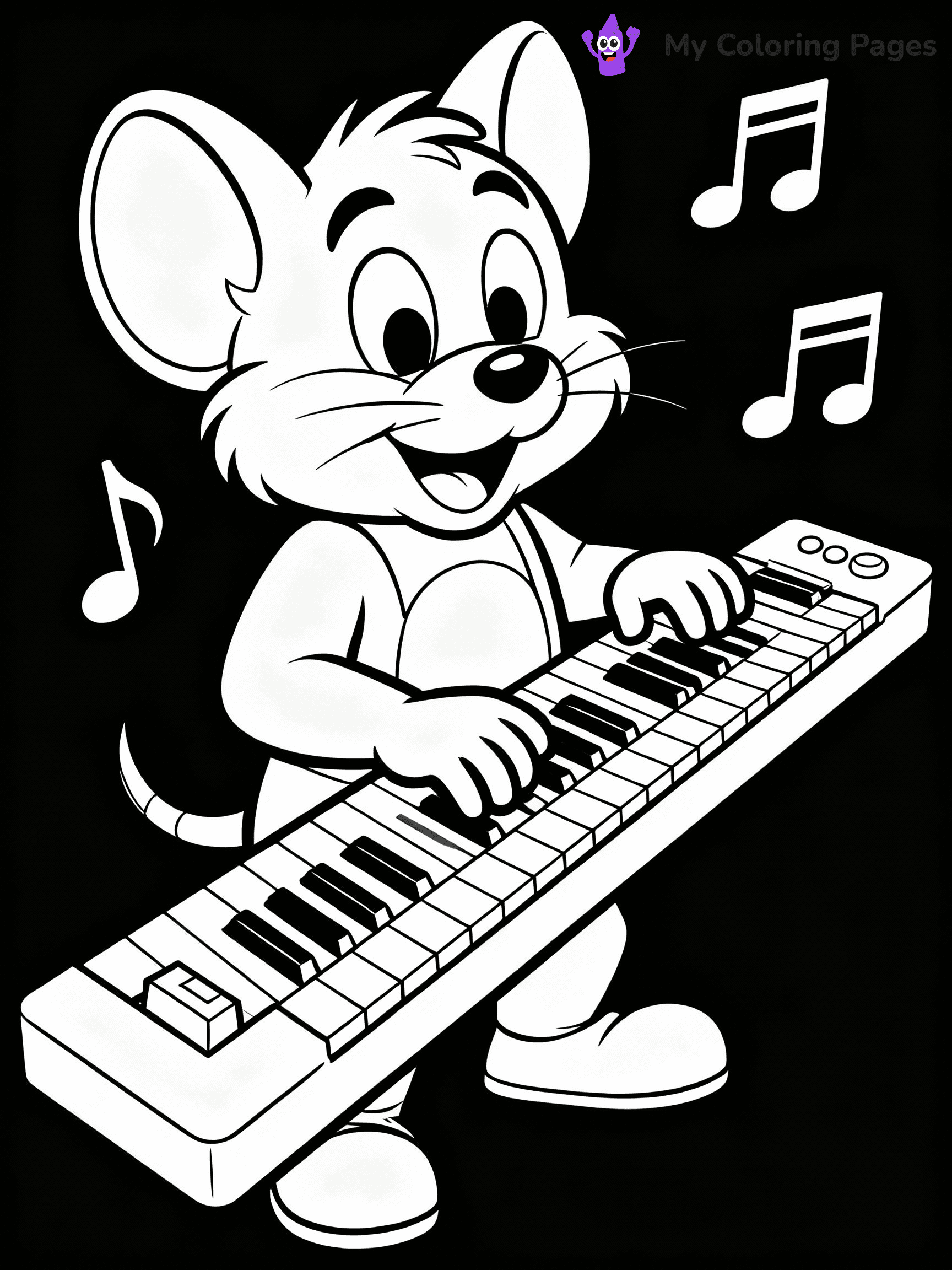 Chuck E Cheese Coloring Pages - 8