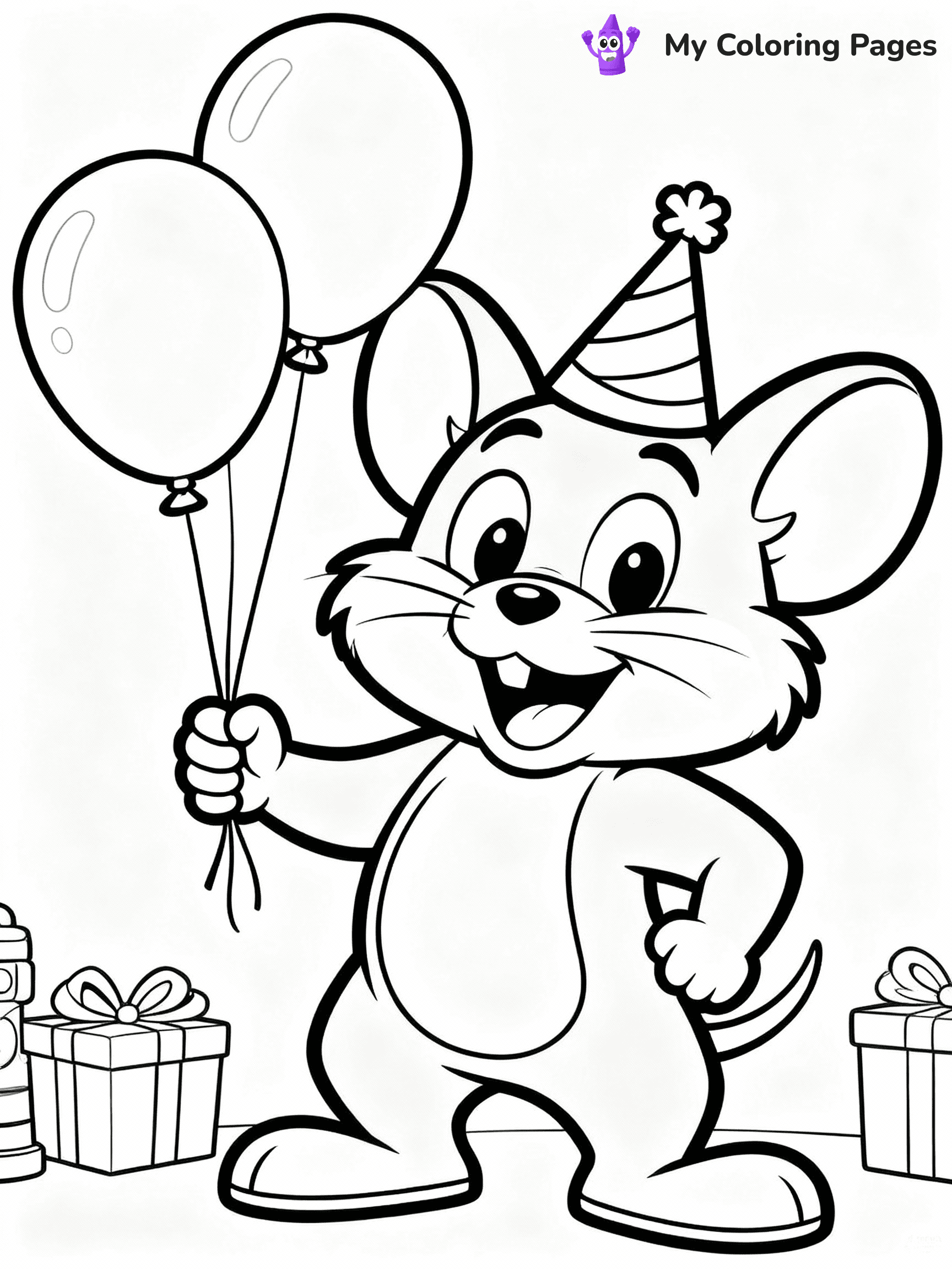 Chuck E Cheese Coloring Pages - 3