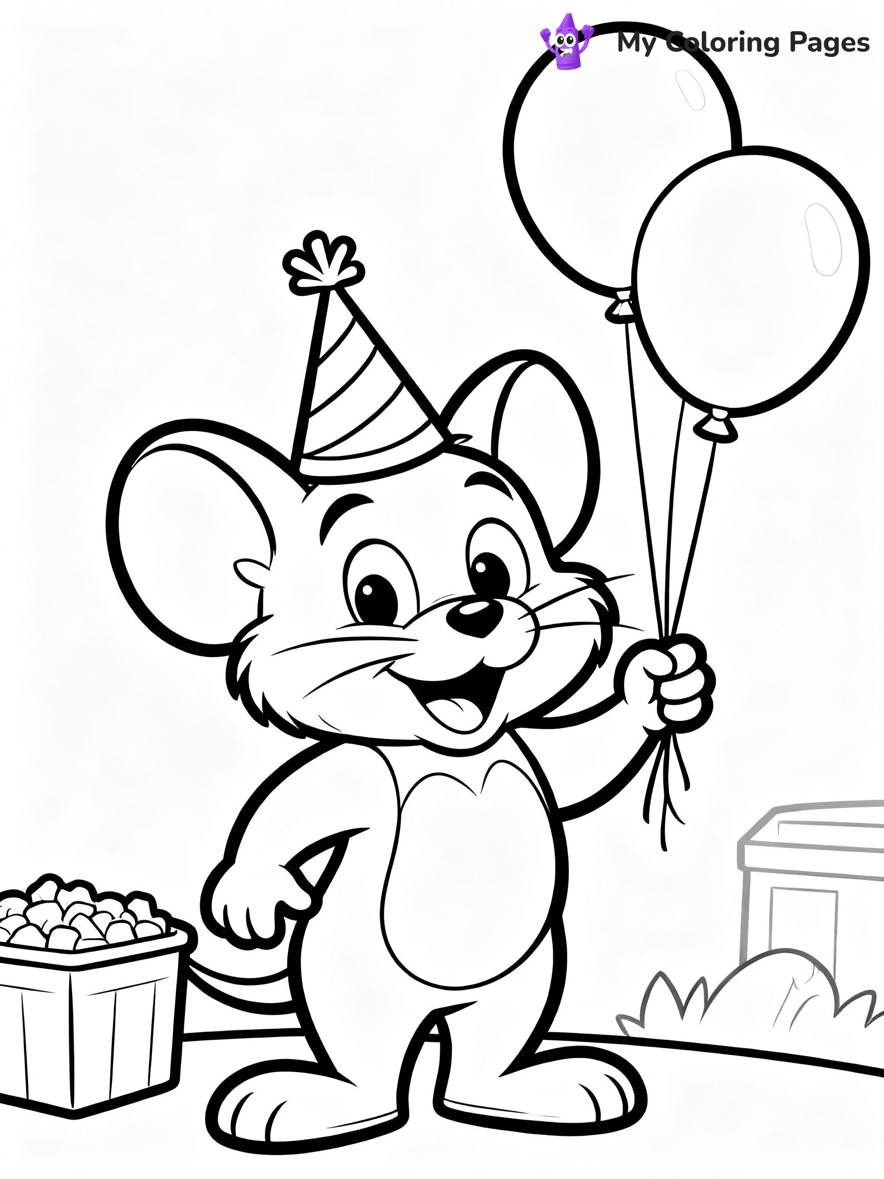 Chuck E Cheese Coloring Pages - 2