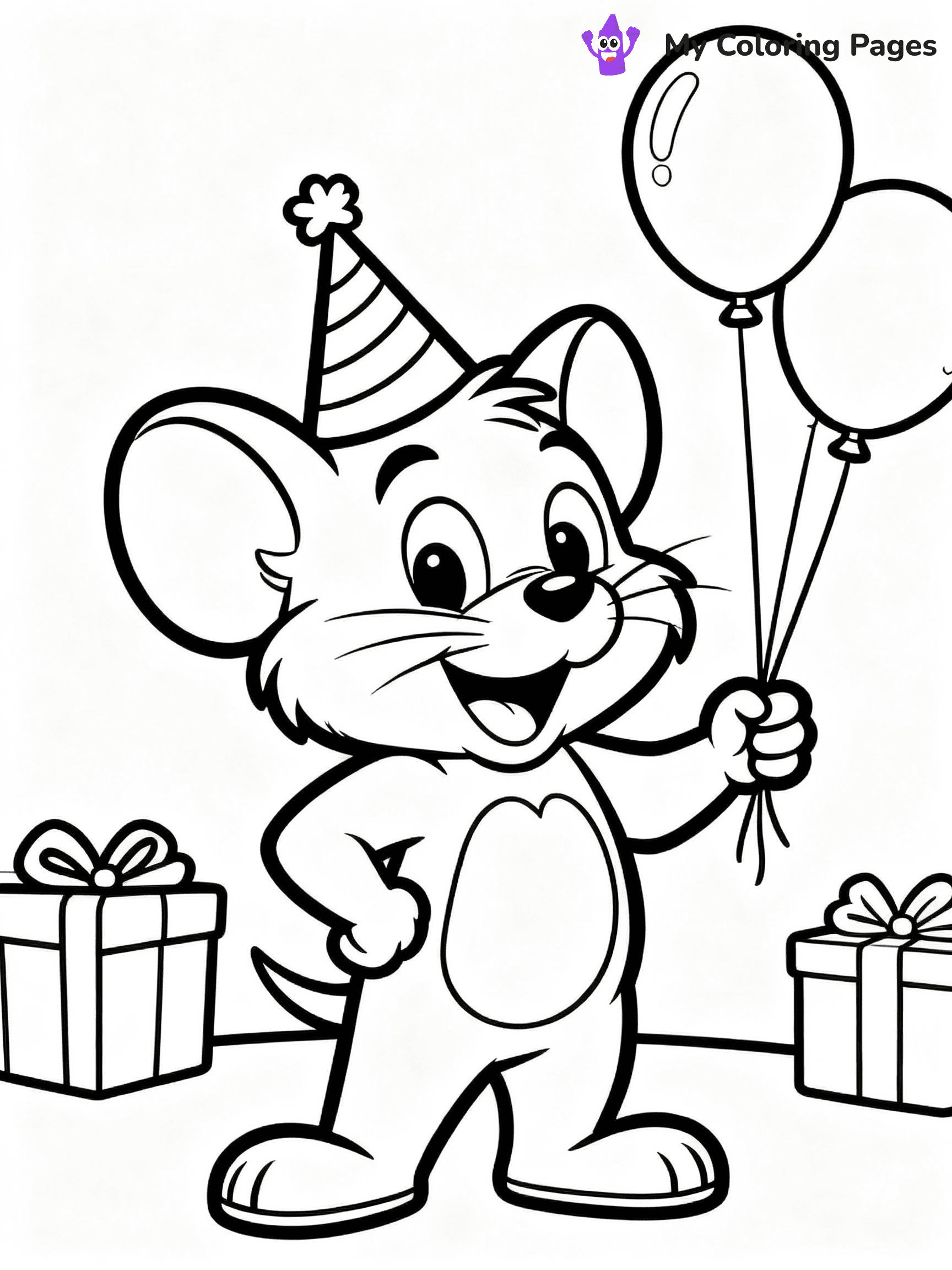 Chuck E Cheese Coloring Pages - 1