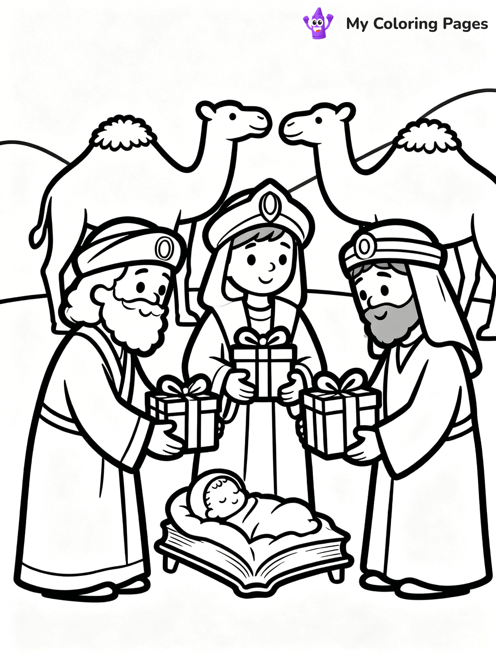 Mary And Jesus Coloring Pages - 63